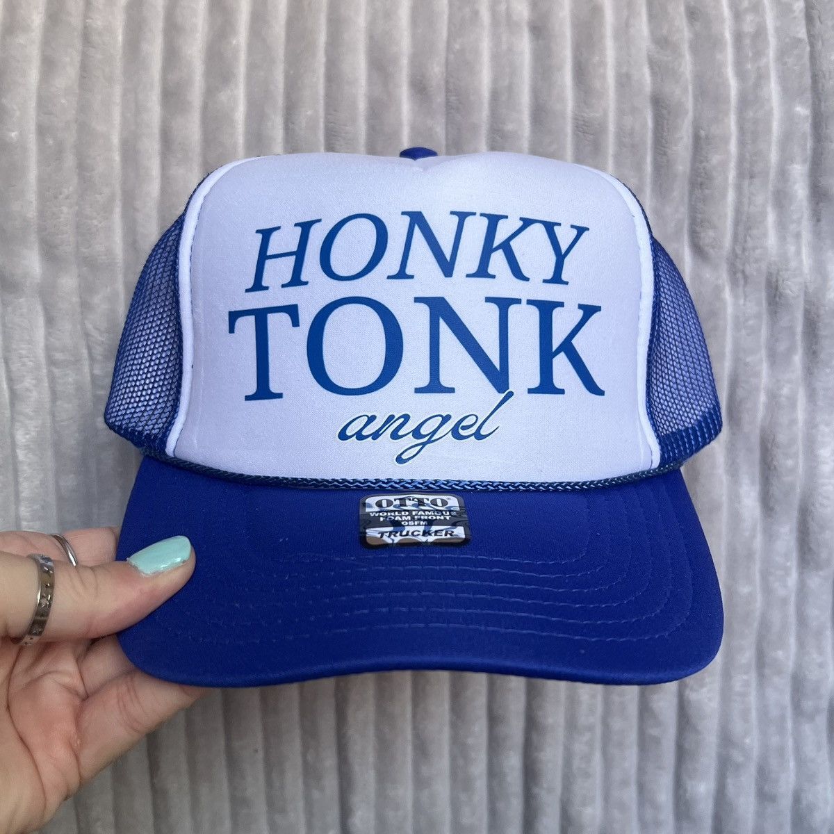 Otto Honky Tonk angel country western trucker hat Size ONE SIZE - 1 Thumbnail