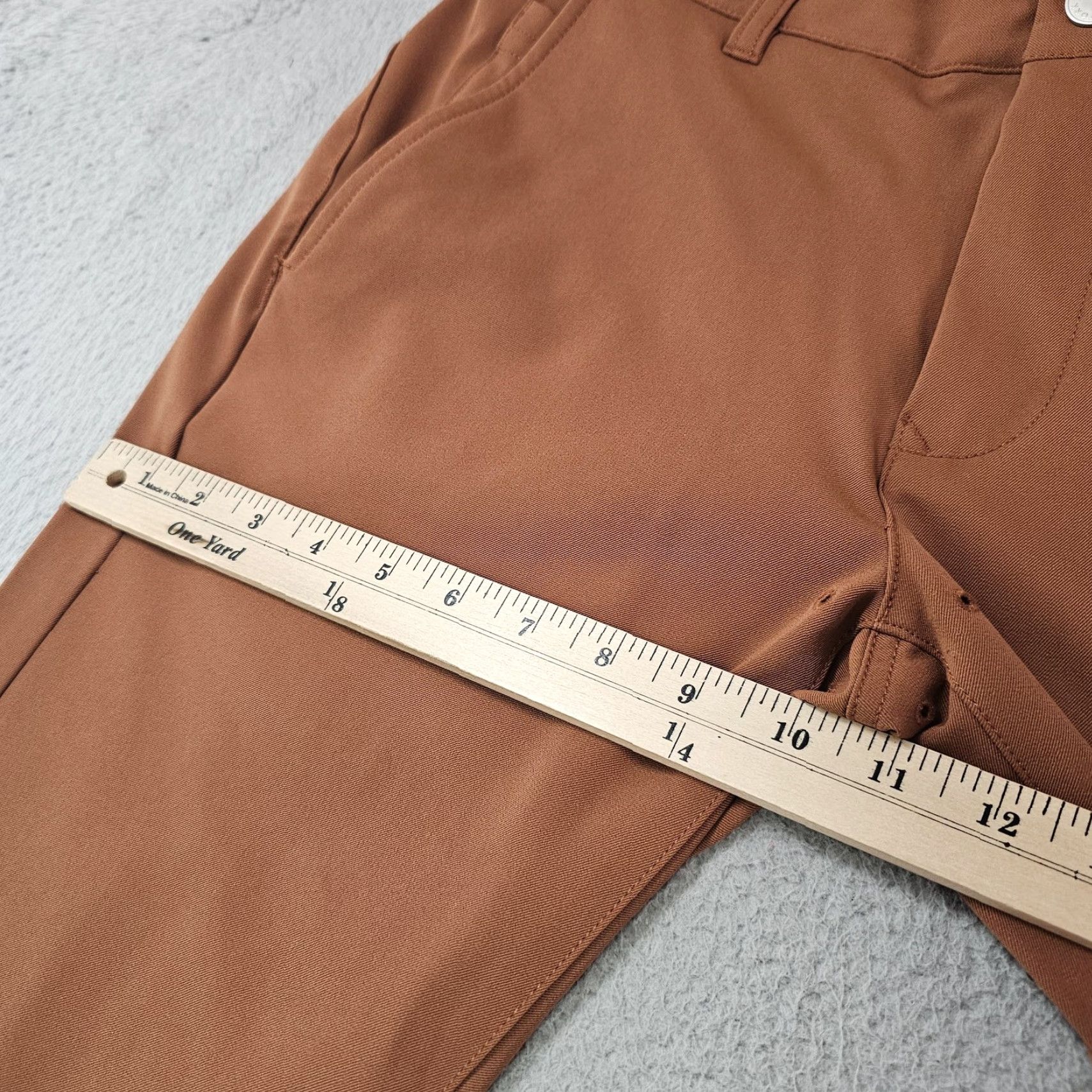 Bonobos Bonobos Golf Pants Mens 30x30 Brown Tailored Fit Stretch Quick Dry Performance Pants Size US 30 / EU 46 - 4 Thumbnail