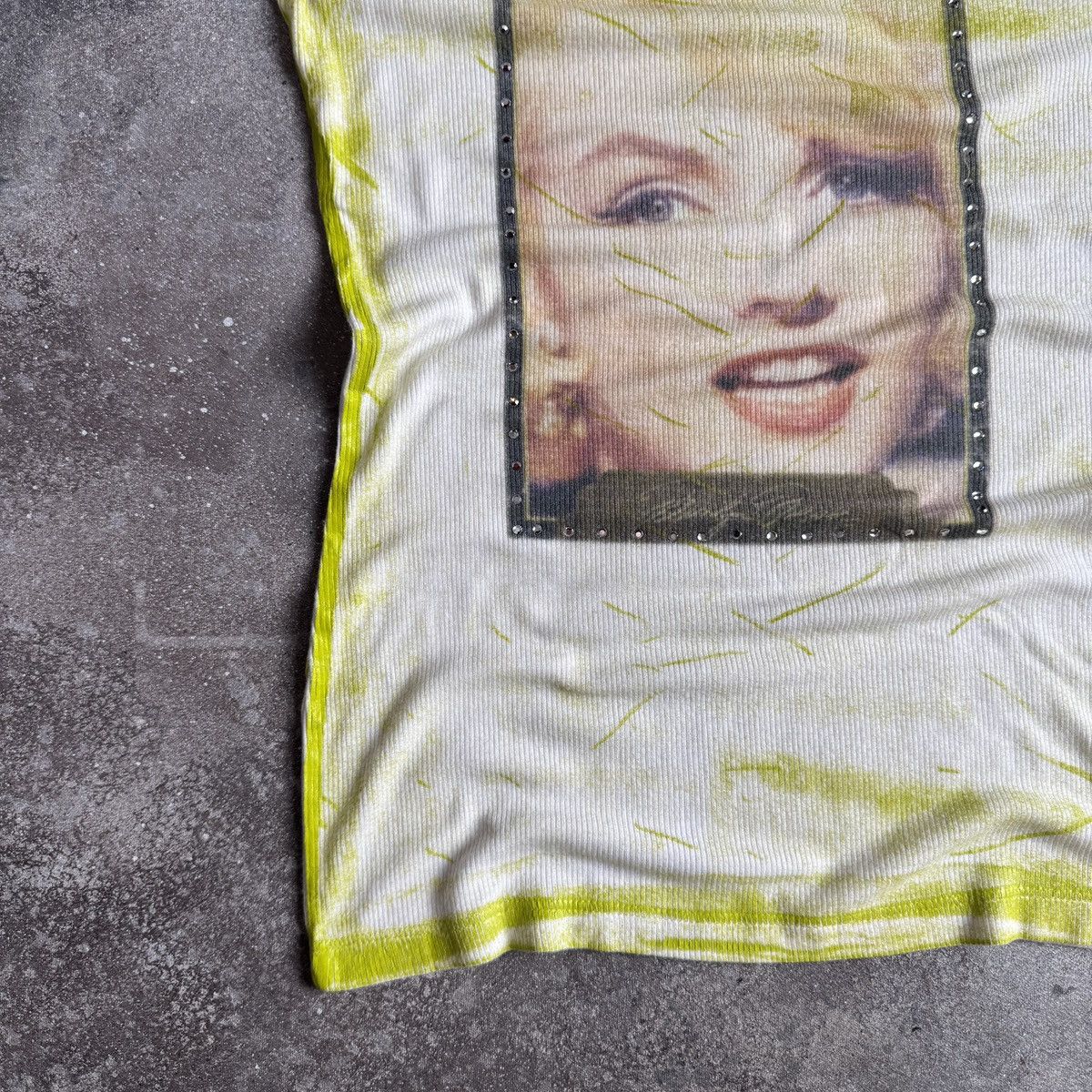 Hysteric Glamour Marilyn Monroe Vintage Y2K Glamour Ribbed Tank Top Size S / US 4 / IT 40 - 5 Thumbnail