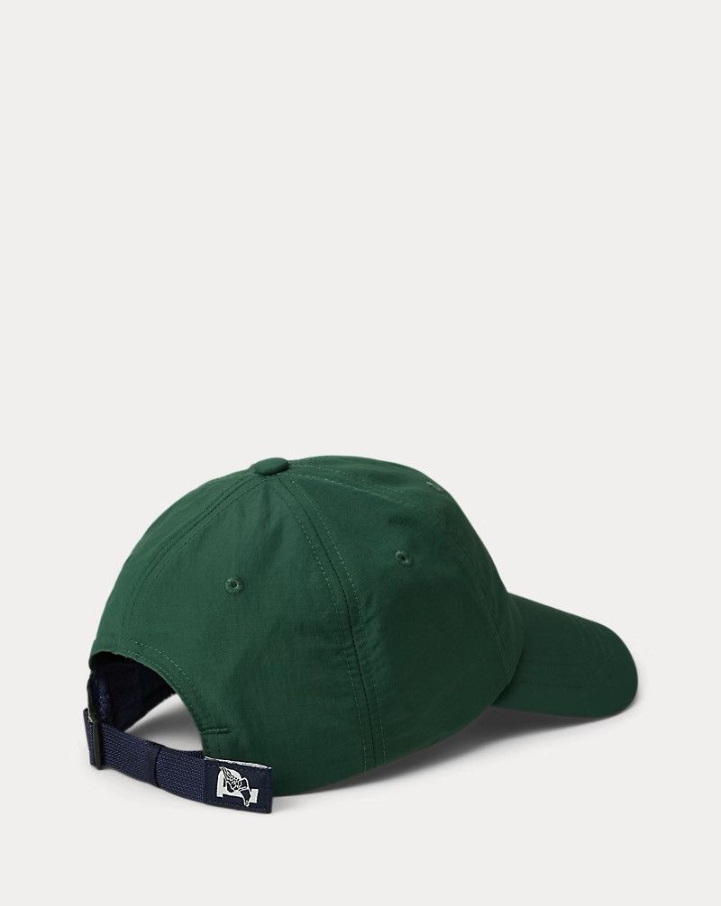 Polo Ralph Lauren Polo Ralph Lauren P-Wing Logo Ripstop Ball Cap Green Hat Size ONE SIZE - 2 Thumbnail