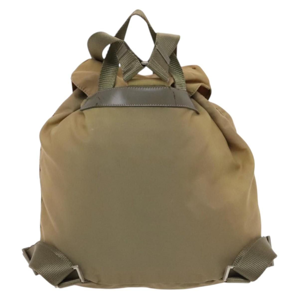 Prada PRADA Backpack Nylon Beige Silver Size ONE SIZE - 3 Thumbnail