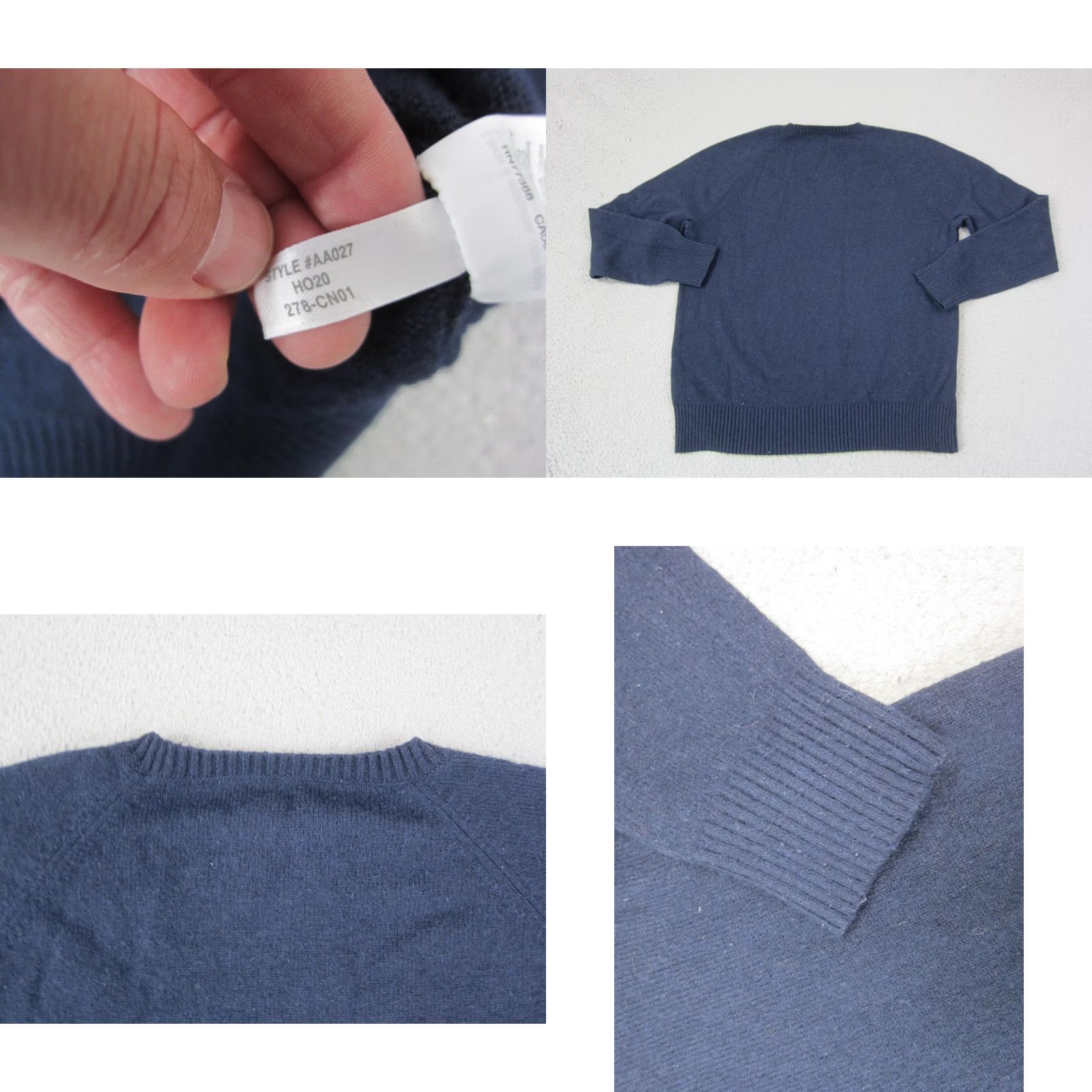 J.Crew J.CREW Sweater Shirt Mens L Blue Crewneck Pullover Wool Knit 90s Classic Vintage Not N/A Size US L / EU 52-54 / 3 - 8 Thumbnail