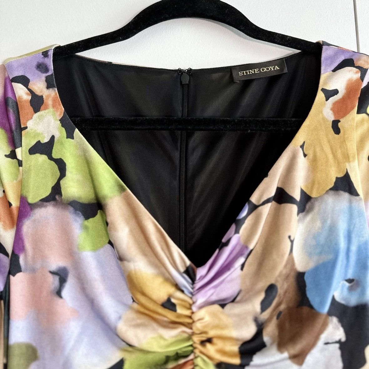 Stine Goya Stine Goya Jose Airbrush at Night Midi Dress NWT Size XS / US 0-2 / IT 36-38 - 9 Thumbnail