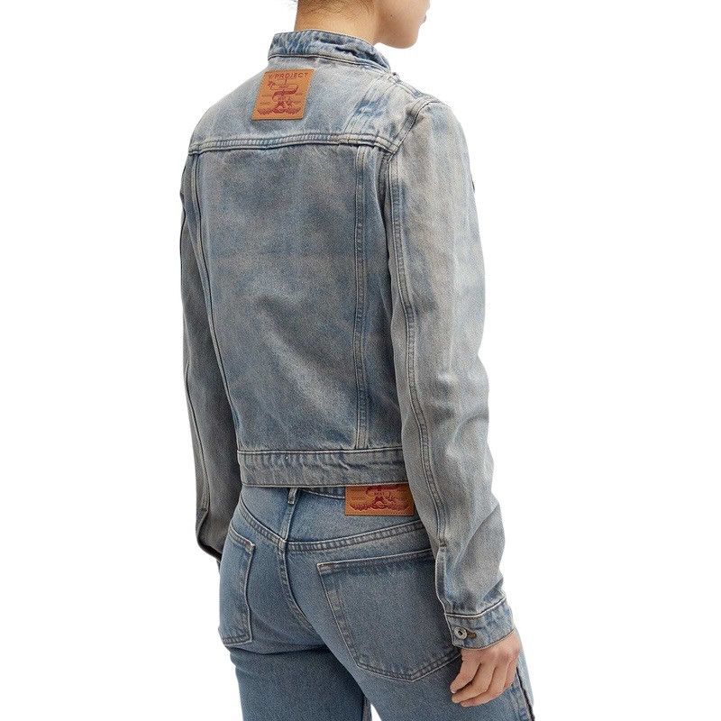 Y/Project Hook and Eye Denim Jacket Size L / US 10 / IT 46 - 3 Thumbnail