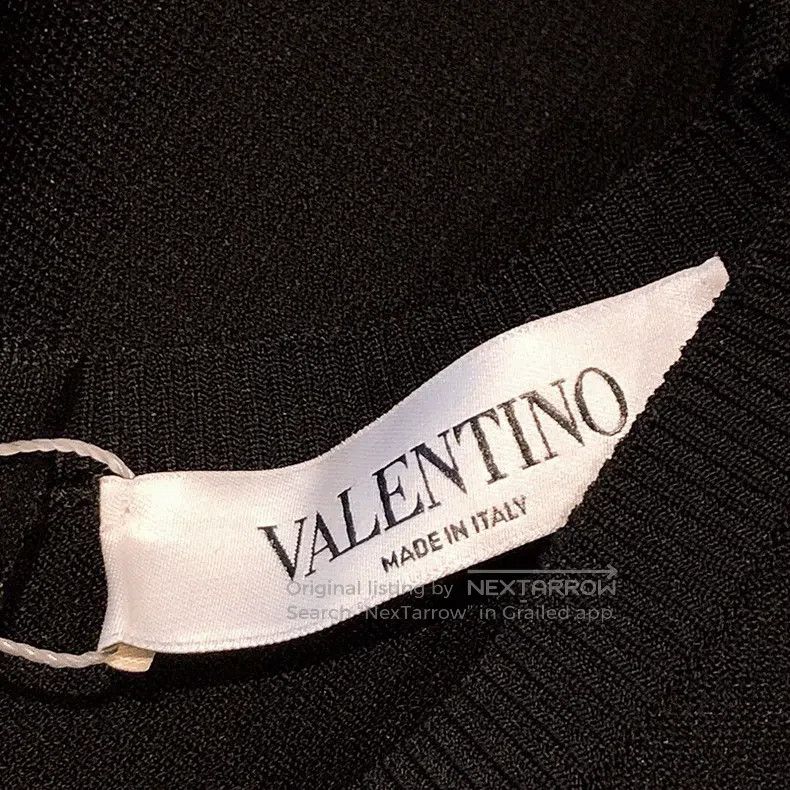 Valentino Valentino Knitted dress embroidered with beaded flowers Size S / US 4 / IT 40 - 7 Thumbnail
