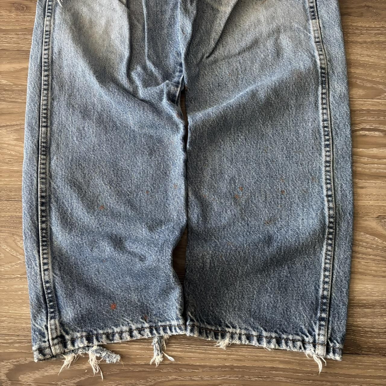 Vintage Crazy Vintage Y2K/2000s Baggy Grunge Distressed Skater Style Denim Jeans! 38x30 Size US 38 / EU 54 - 6 Thumbnail