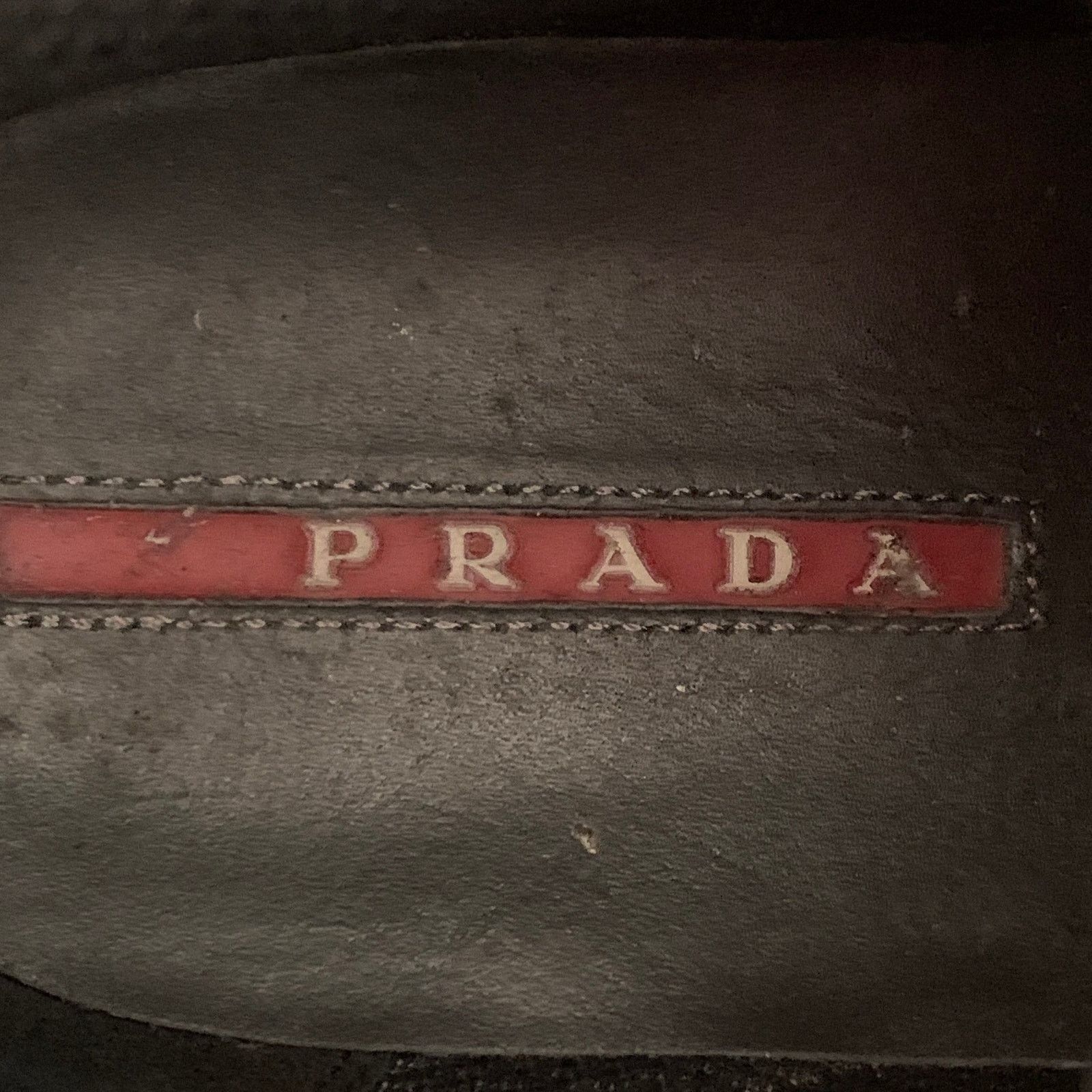Prada America's Cup Silver Leather Nylon Mesh Ankle Sneakers Size US 10.5 / EU 43-44 - 8 Thumbnail