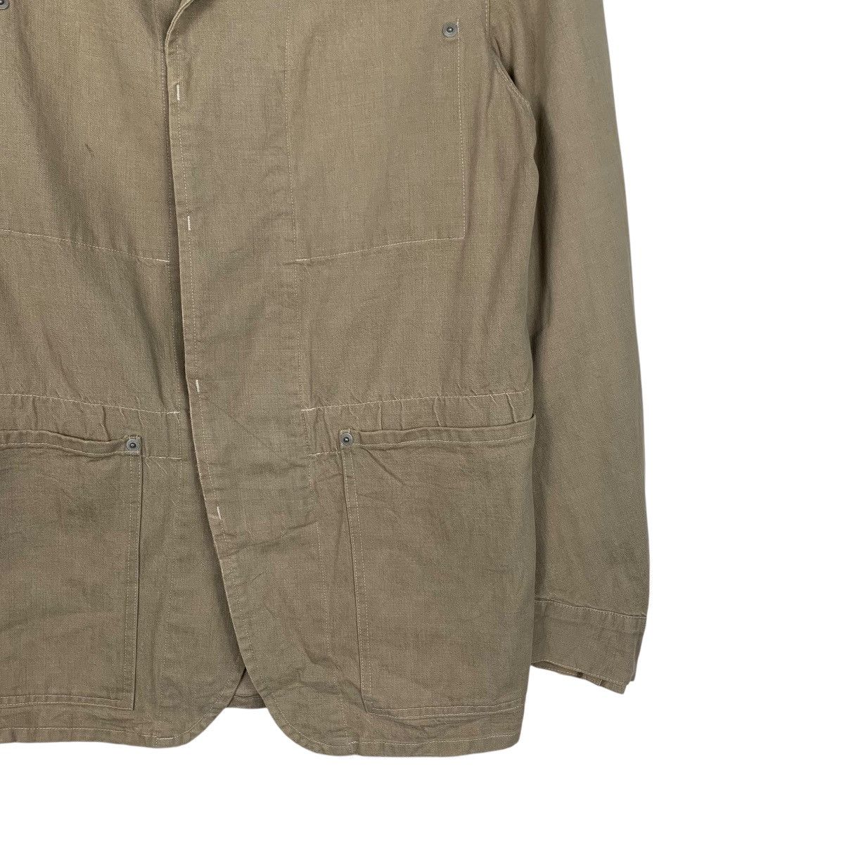 Japanese Brand VIOLET BUFFALO WALLOWS Hidden Button Casual Jacket #1844-C80 Size US L / EU 52-54 / 3 - 4 Thumbnail
