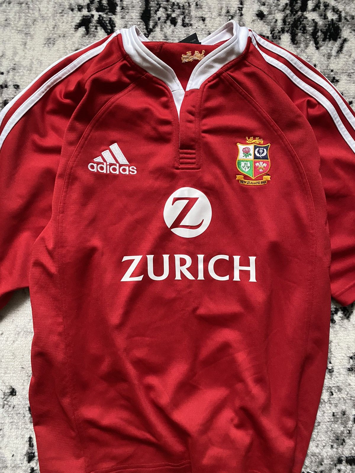 Adidas × Vintage Vintage Adidas 2005 New Zeeland Jersey Streetwear Y2k Sk8 L Size US L / EU 52-54 / 3 - 4 Thumbnail