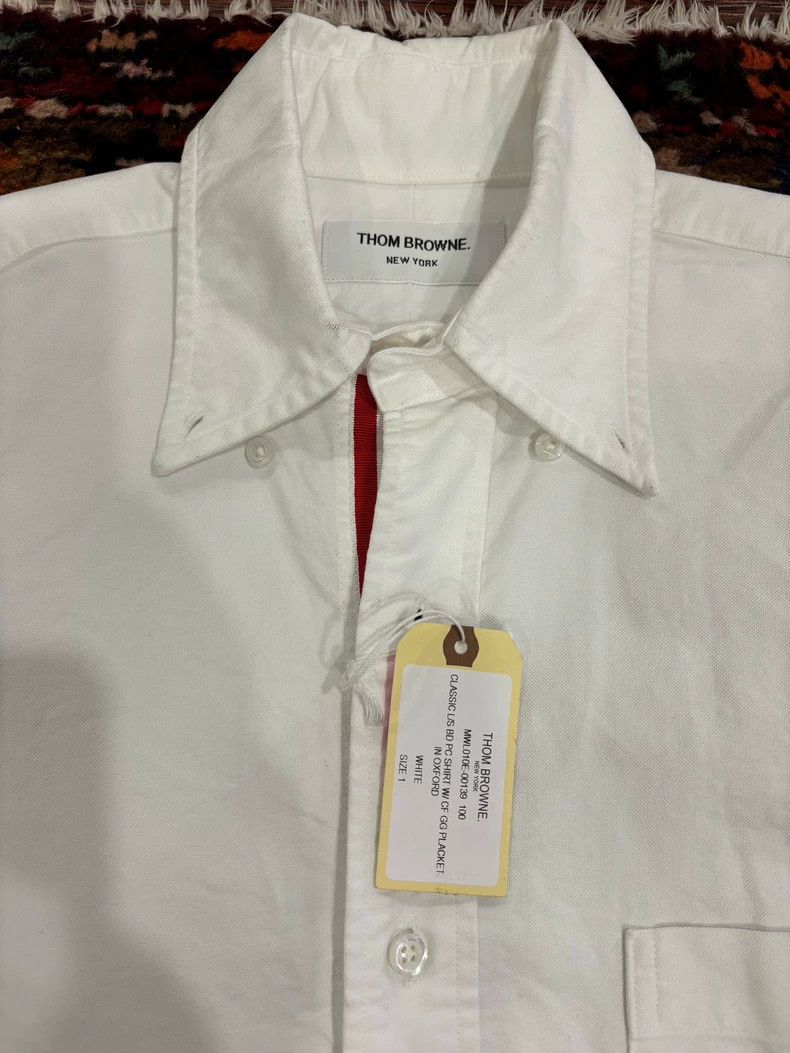 Thom Browne Thom Browne white shirts Size US S / EU 44-46 / 1 - 5 Thumbnail