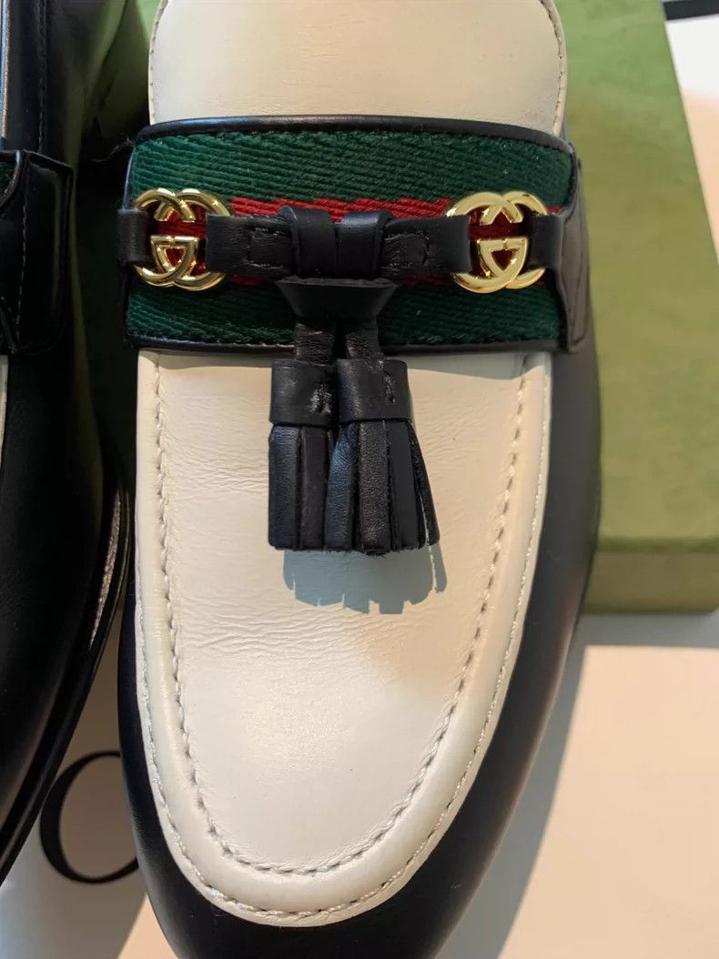 Gucci Gucci Fringed loafers shoes Size US 5 / IT 35 - 4 Thumbnail