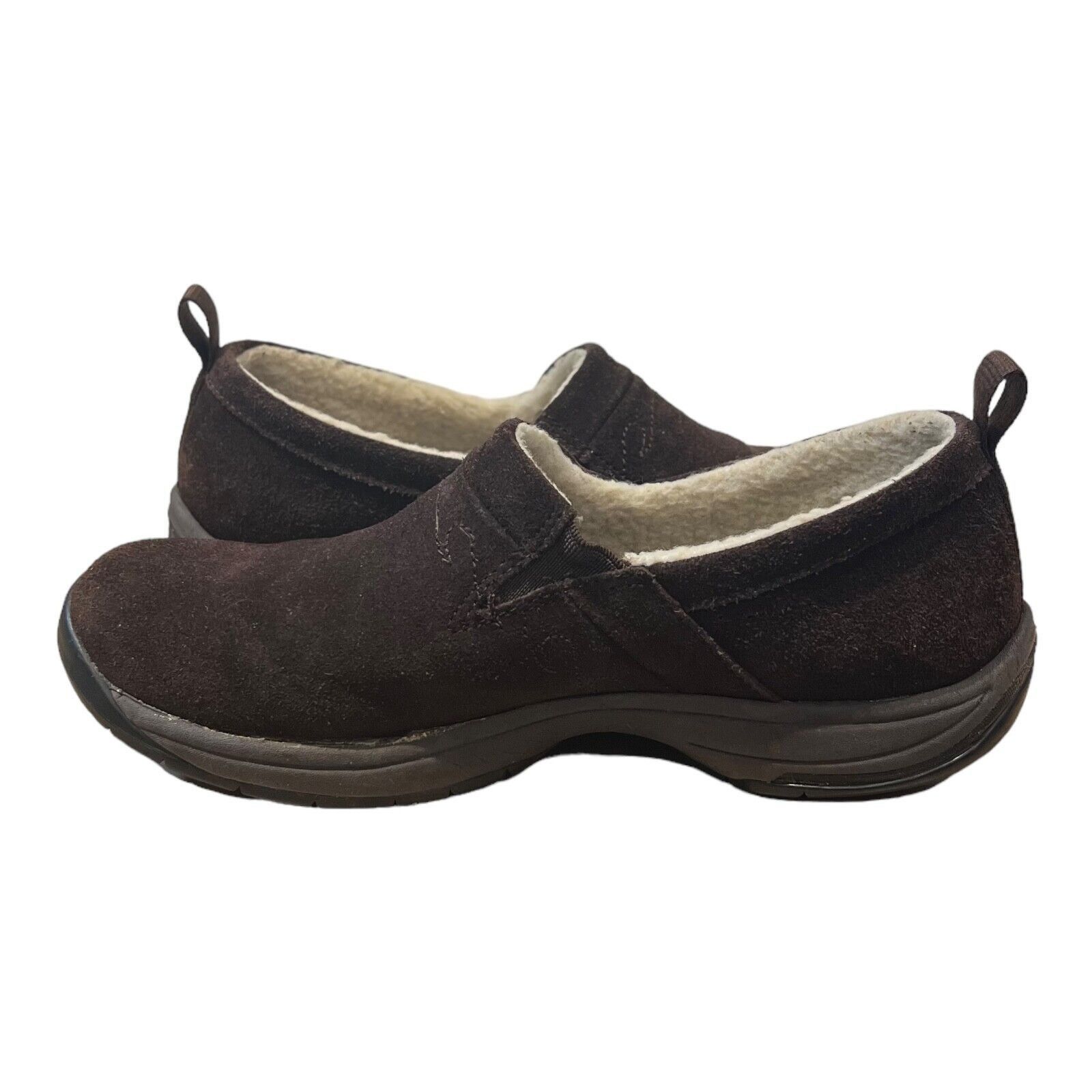 Scholl Dr. Scholl’s Suede Slip On Women’s Size 7 Dark Brown Faux Fu Size US 7 / IT 37 - 5 Thumbnail