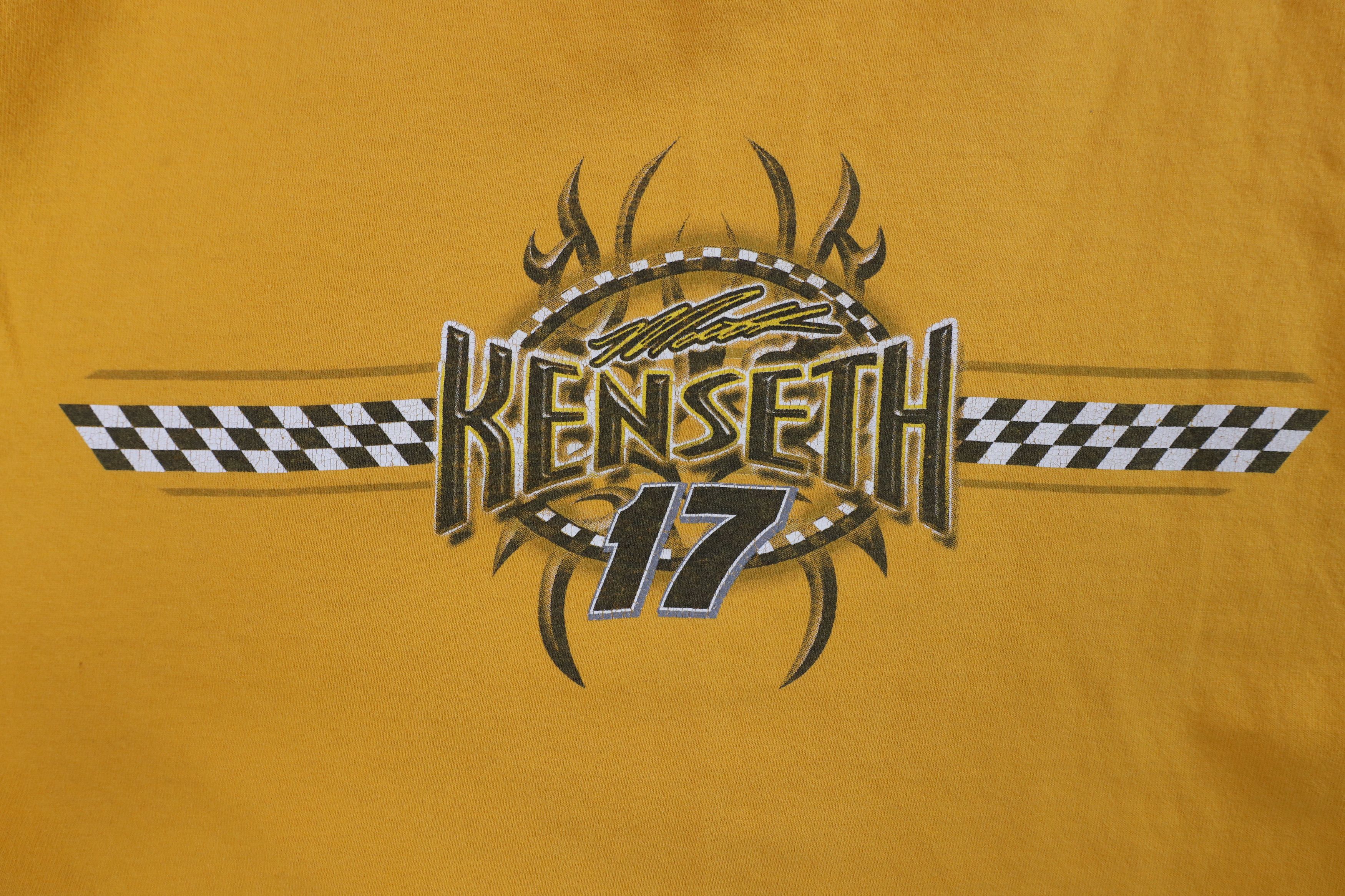 Vintage Vintage NASCAR Kenseth Racing Fire Flames Dragon T-Shirt Size US L / EU 52-54 / 3 - 4 Thumbnail