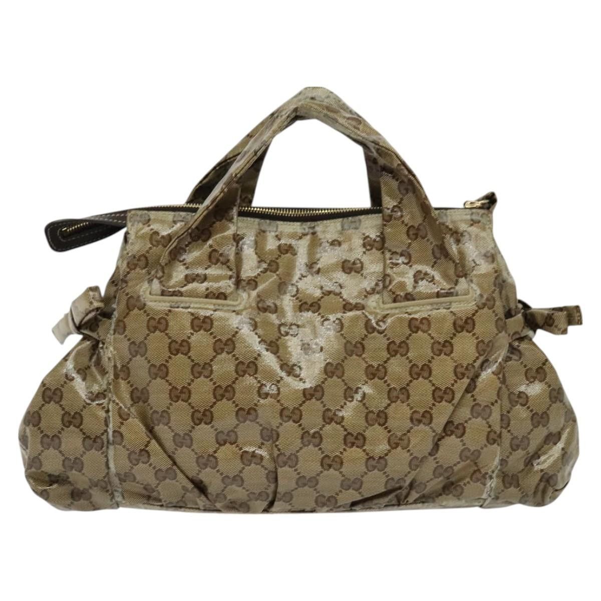 GUCCI GG Crystal Handbag Black Gold