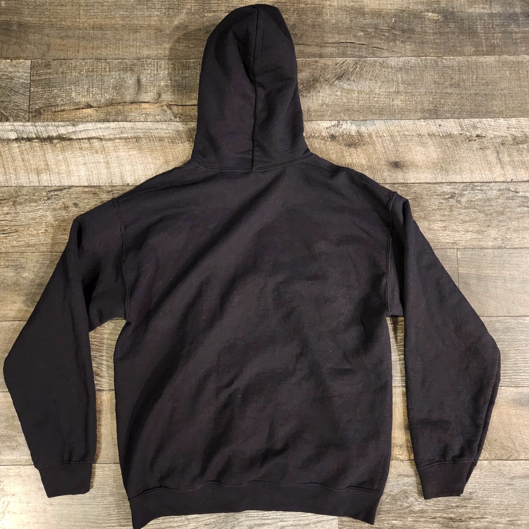 Gildan Gildan Heavy Blend Hoodie Mens Medium Black Fish Lures Musky Sweatshirt Pullover Hooded Sweatshirt Fishing Tackle Size US M / EU 48-50 / 2 - 6 Thumbnail