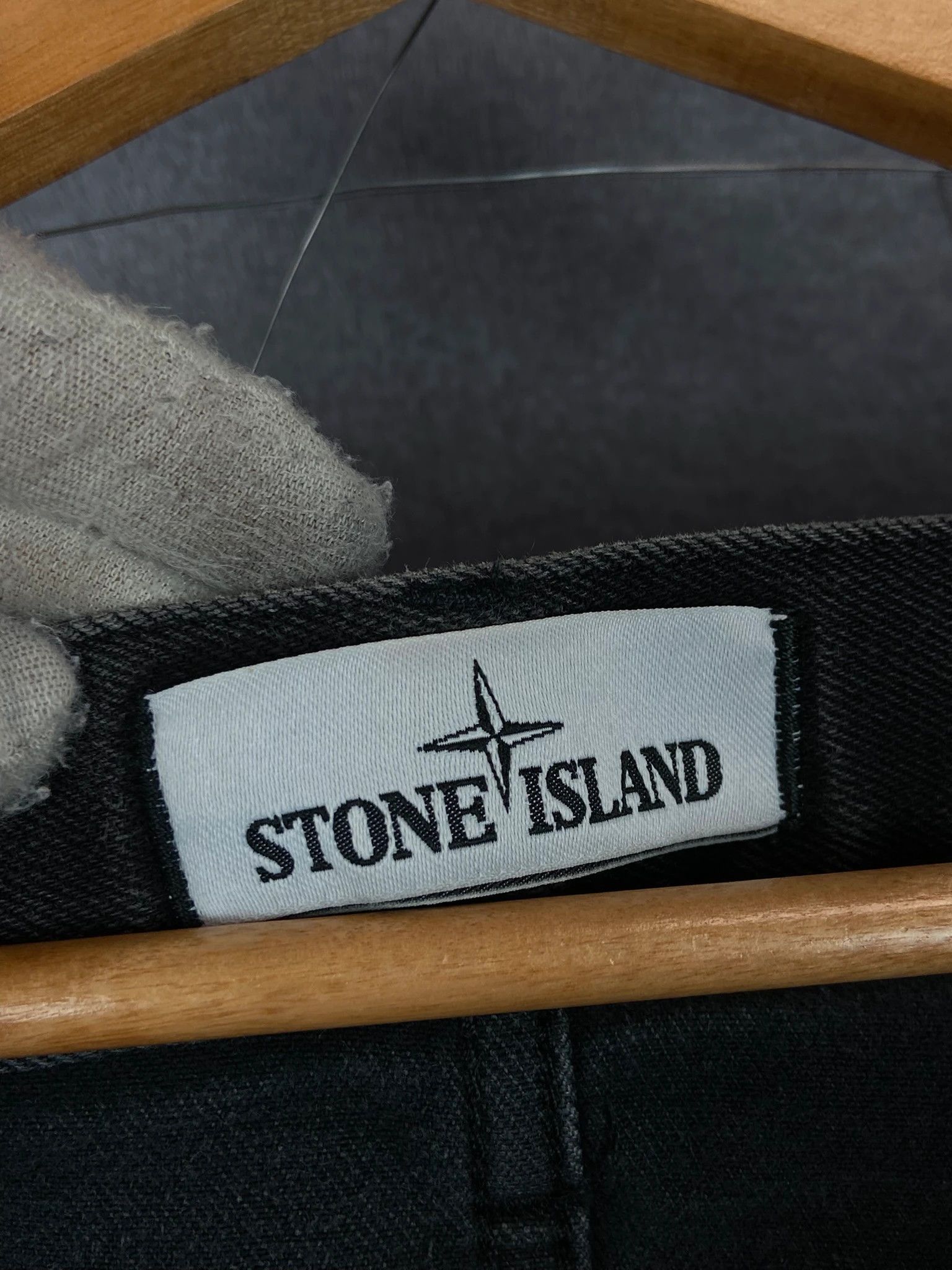 Stone Island Stone Island black jeans patch logo high end archival 32 Size US 32 / EU 48 - 7 Thumbnail