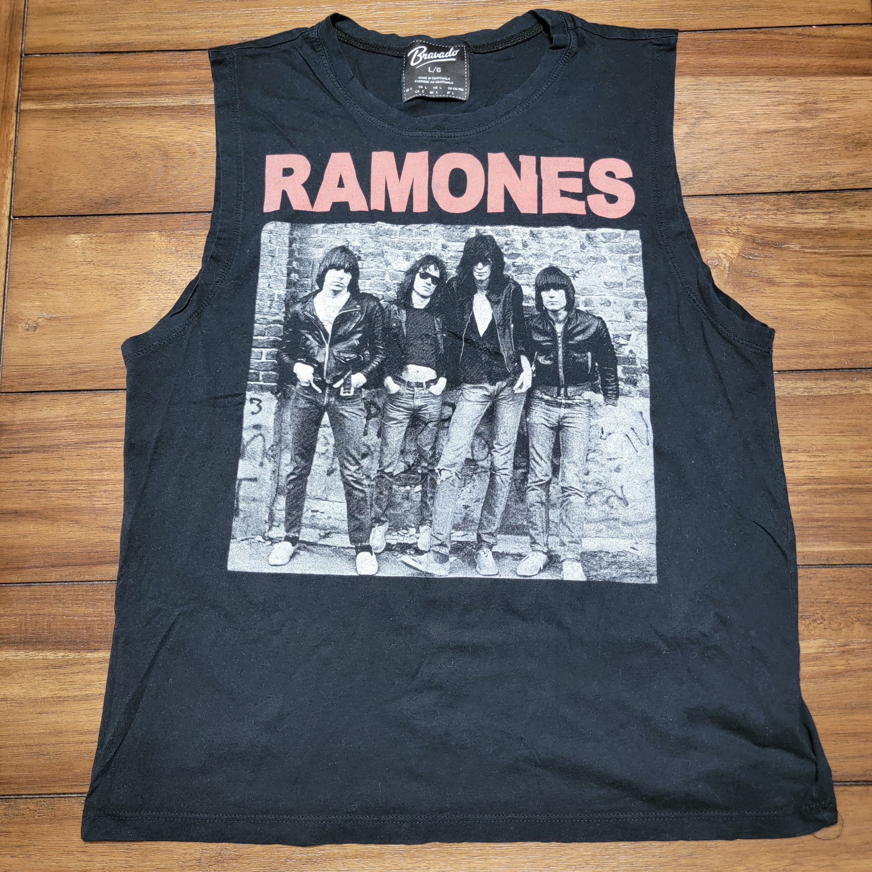 Bravado Bravado Black Unisex Tank Top "Ramones" - Size Large* Size L / US 10 / IT 46 - 1 Thumbnail