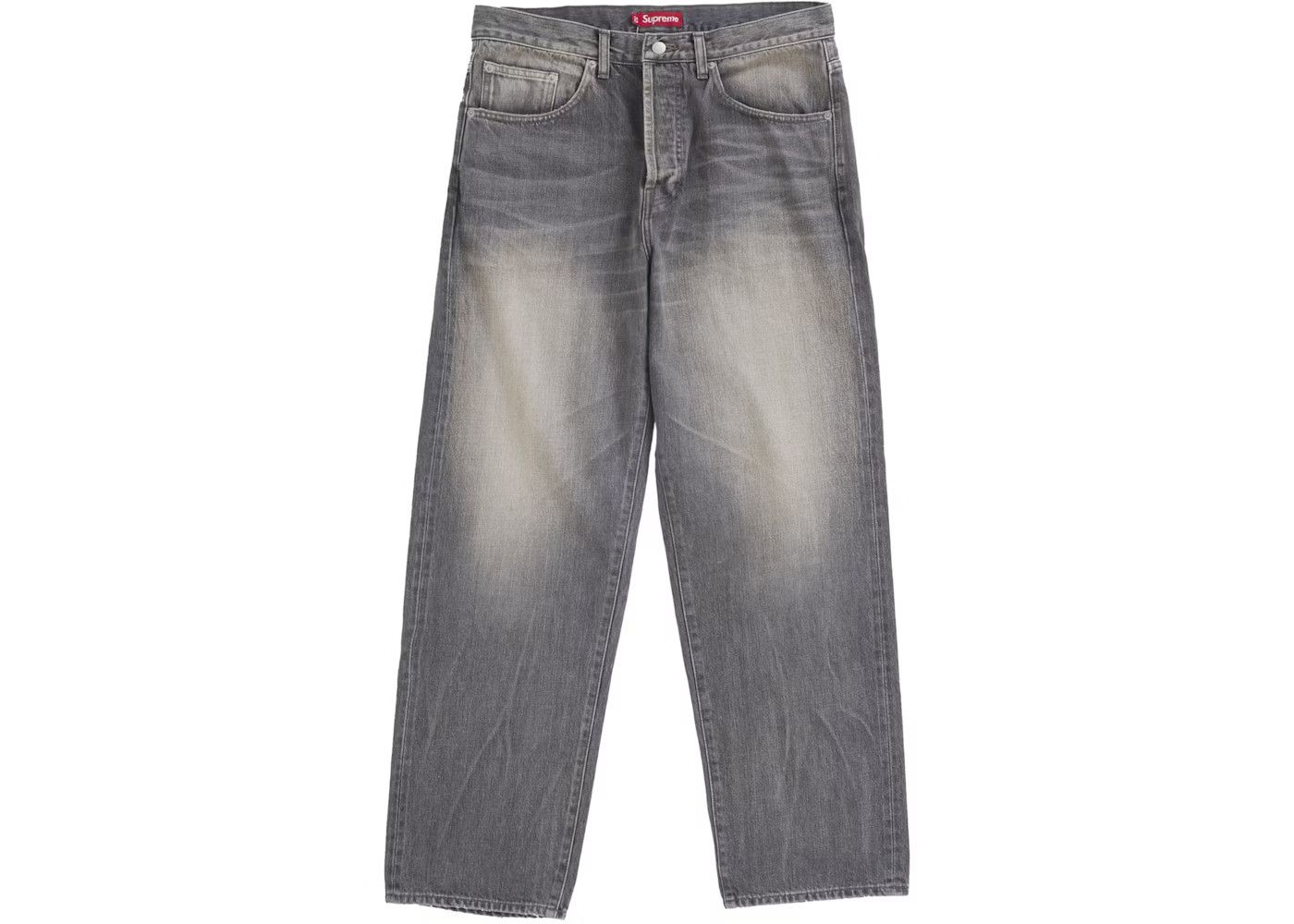 Supreme Supreme Distressed Loose Fit Selvedge Jean | Grailed