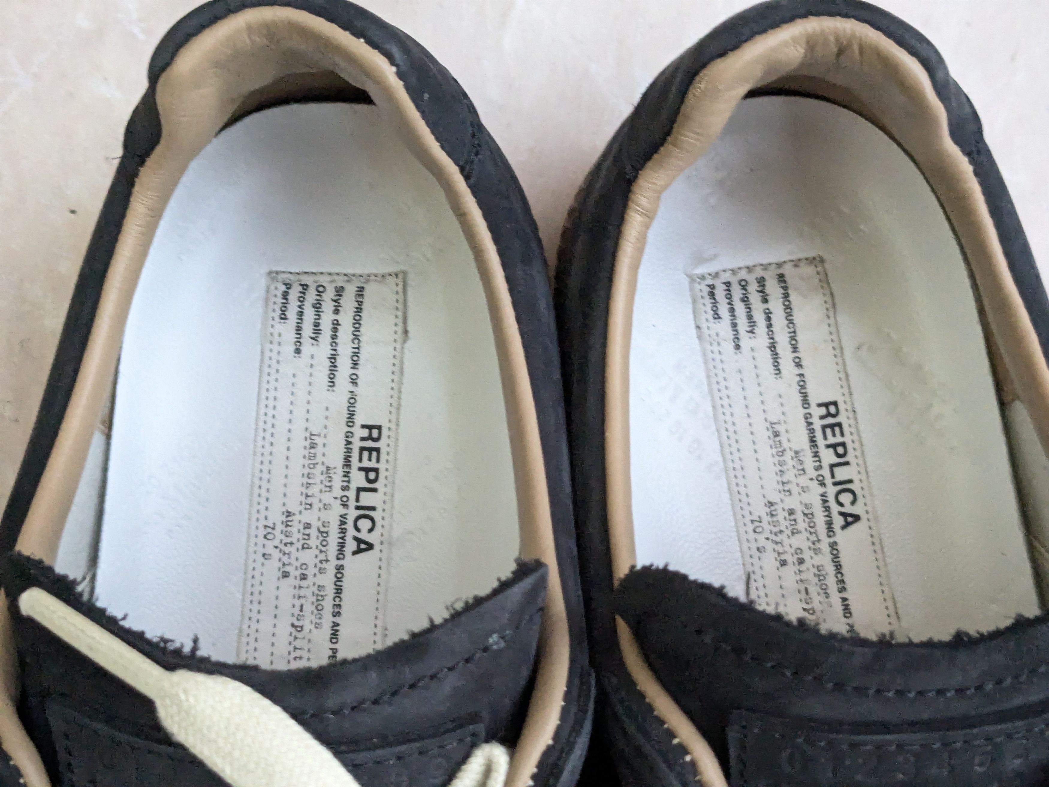 Maison Margiela Maison Margiela GAT Replica Paint Splatter Black 8 41 Low Size US 8 / EU 41 - 7 Thumbnail