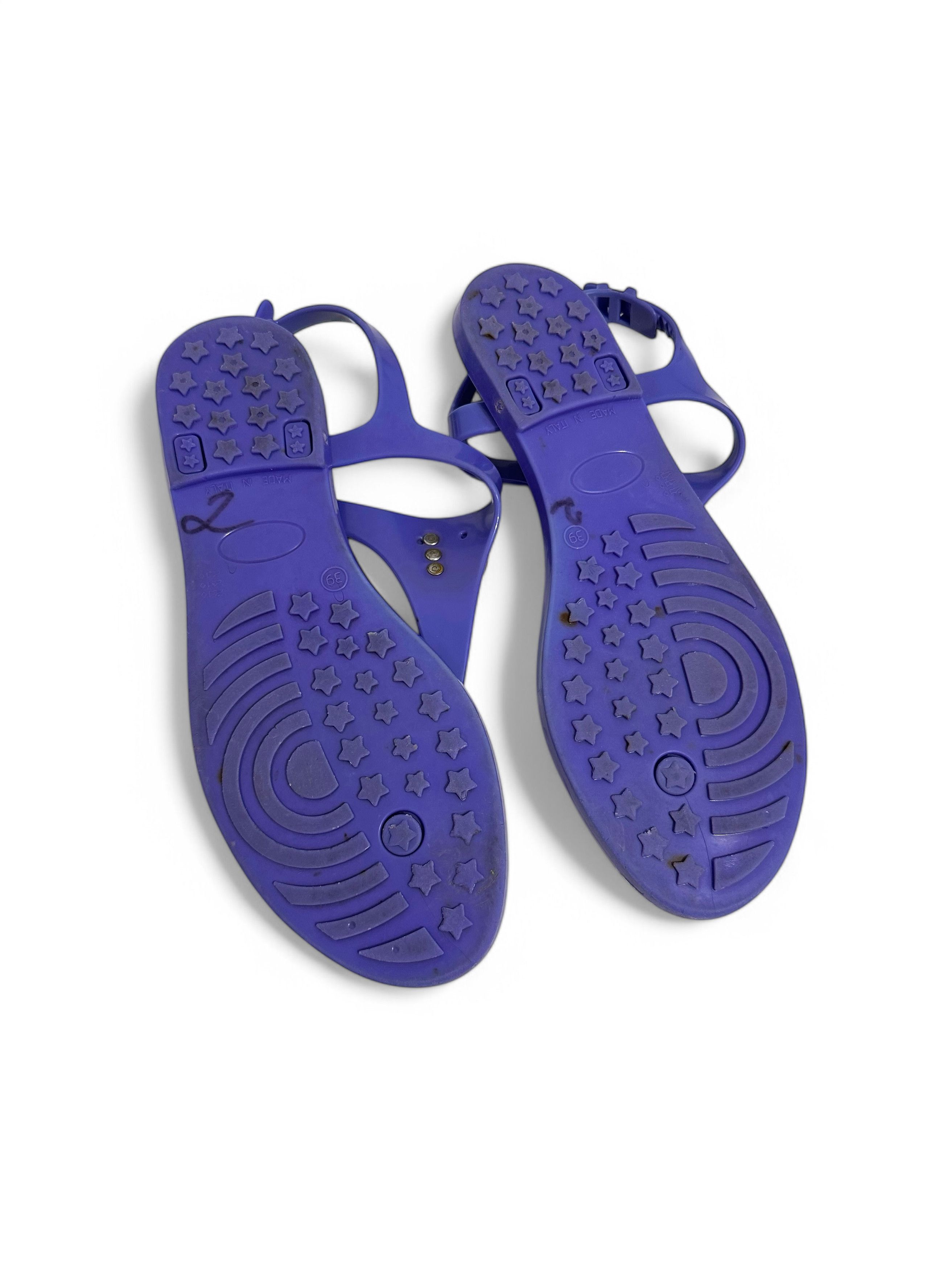 Versace Versace Purple Rubber Sandals 39-US8 Size US 8 / IT 38 - 5 Thumbnail