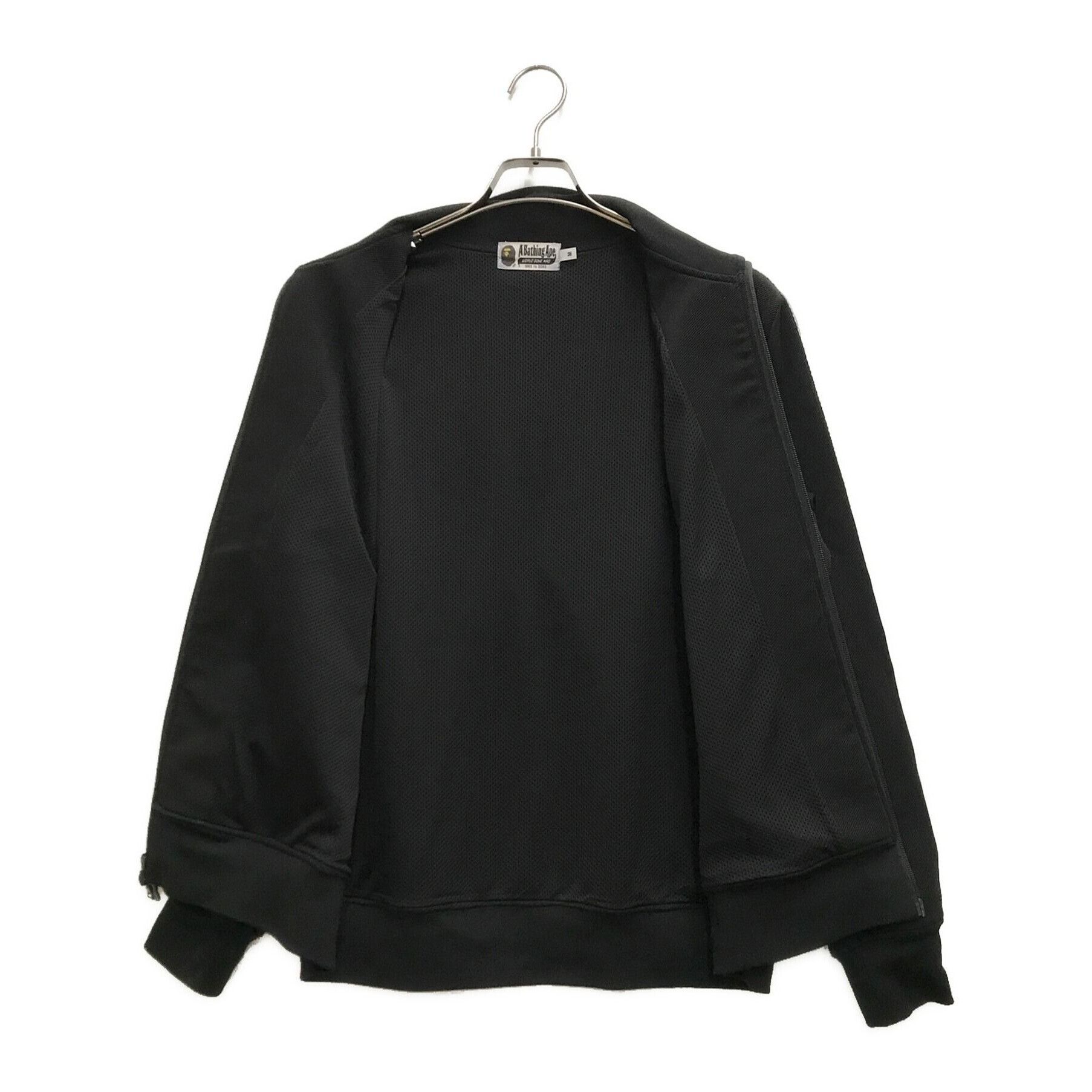 Bape A BATHING APE Full Zip Track Jacket Black Size M Size US M / EU 48-50 / 2 - 4 Thumbnail