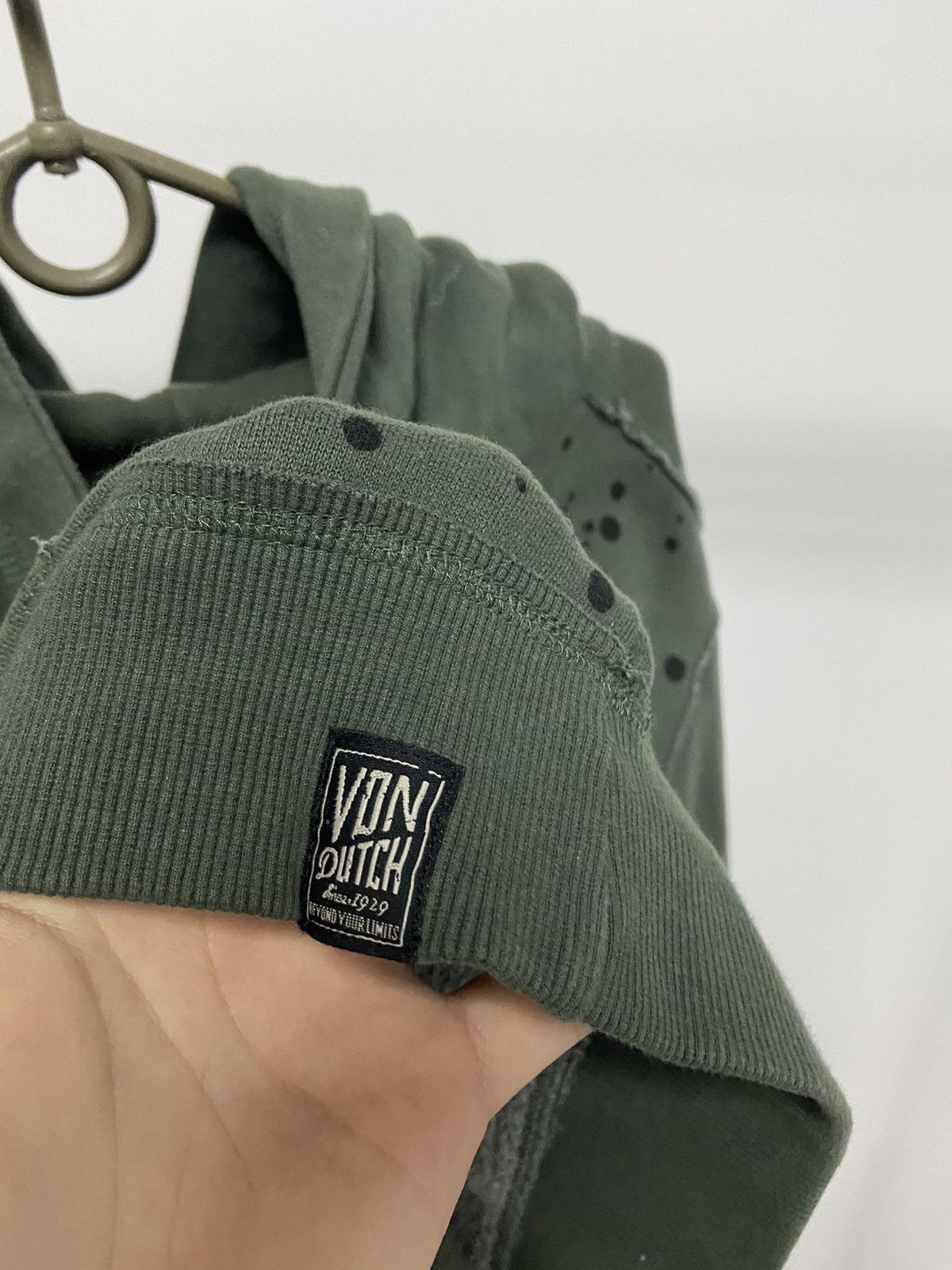 Vintage × Von Dutch Von Dutch Vintage Hoodie Big Logo Airborne Style Y2K Size US L / EU 52-54 / 3 - 7 Thumbnail