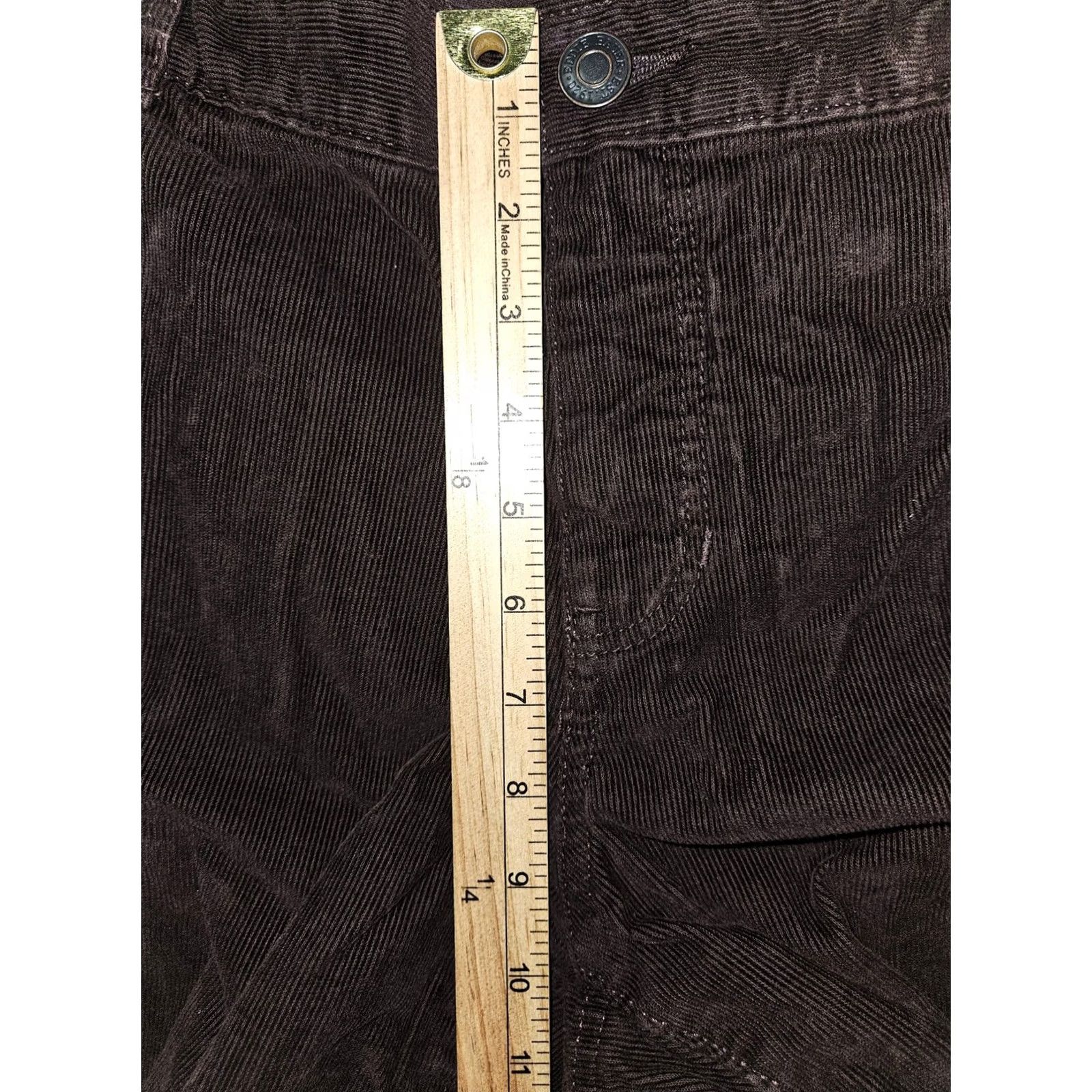 Eddie Bauer Eddie Bauer Pants Womens 18Petite Brown Corduroy Slightly Curvy Flared Knit? (Note: This line may be replaced with the final title below) Size 40" / US 18 - 5 Thumbnail