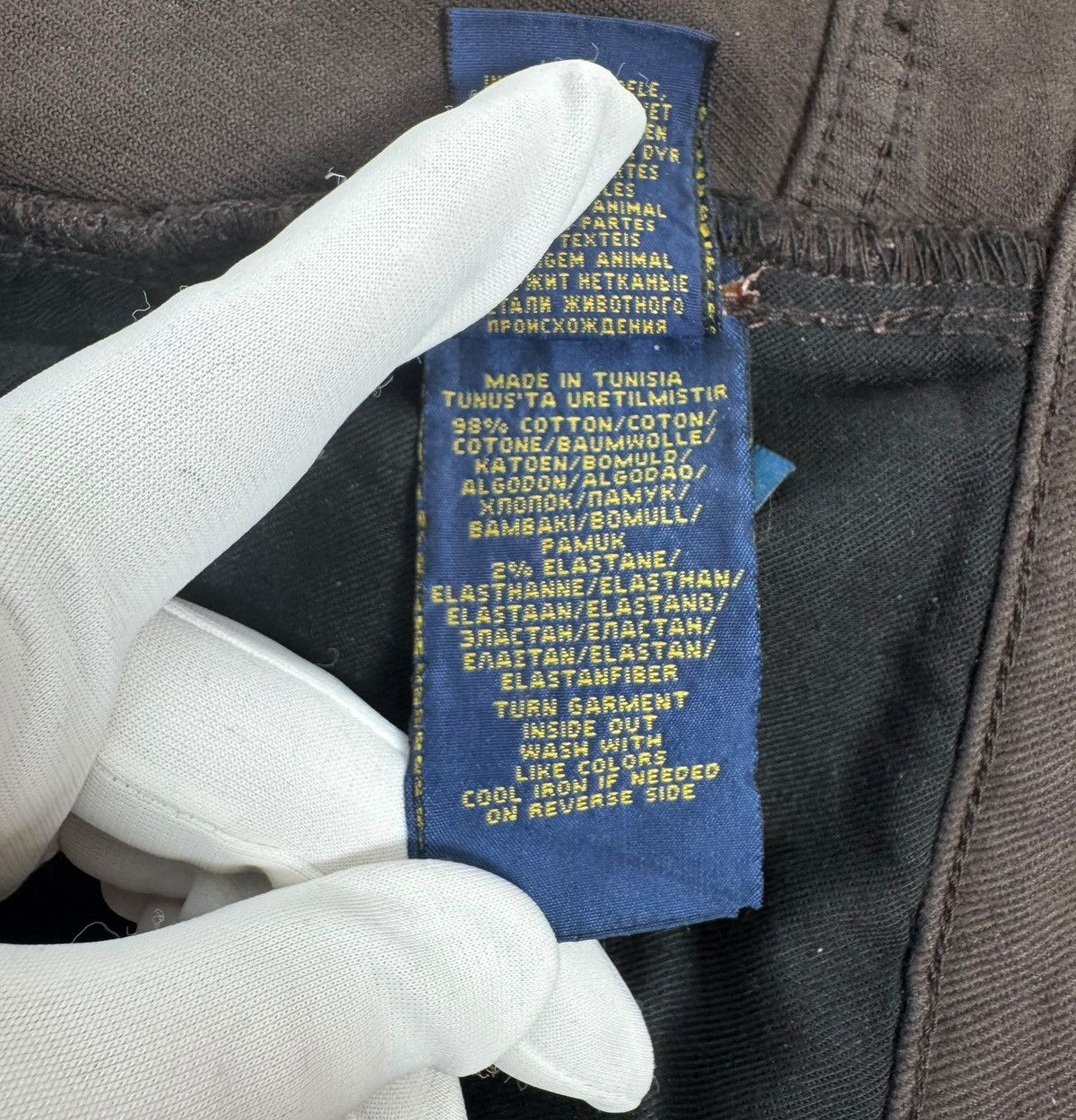 Polo Ralph Lauren Polo Ralph Lauren Waxed Jeans Biker Ankle Zip size 27 Size 27" / US 4 / IT 40 - 18 Thumbnail