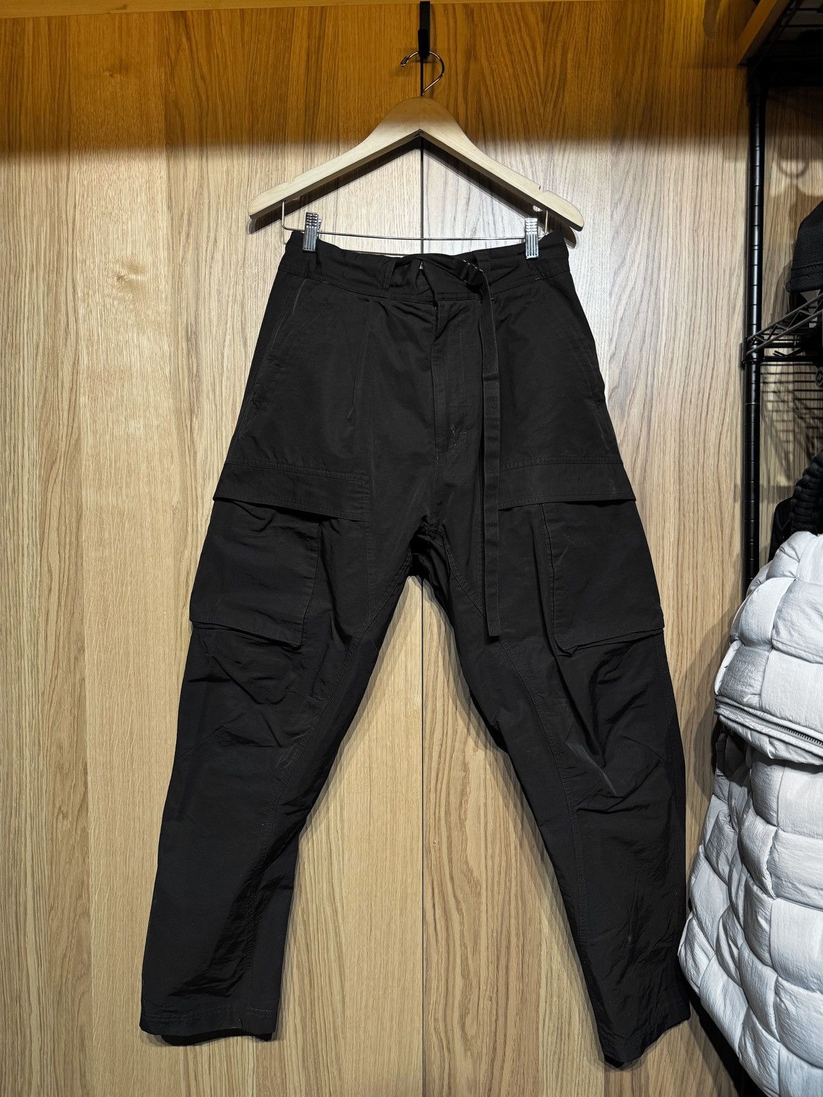 Bottega Veneta SS20 CARGO PANTS NYLON SKI BLACK 34 50 Size US 34 / EU 50 - 8 Thumbnail