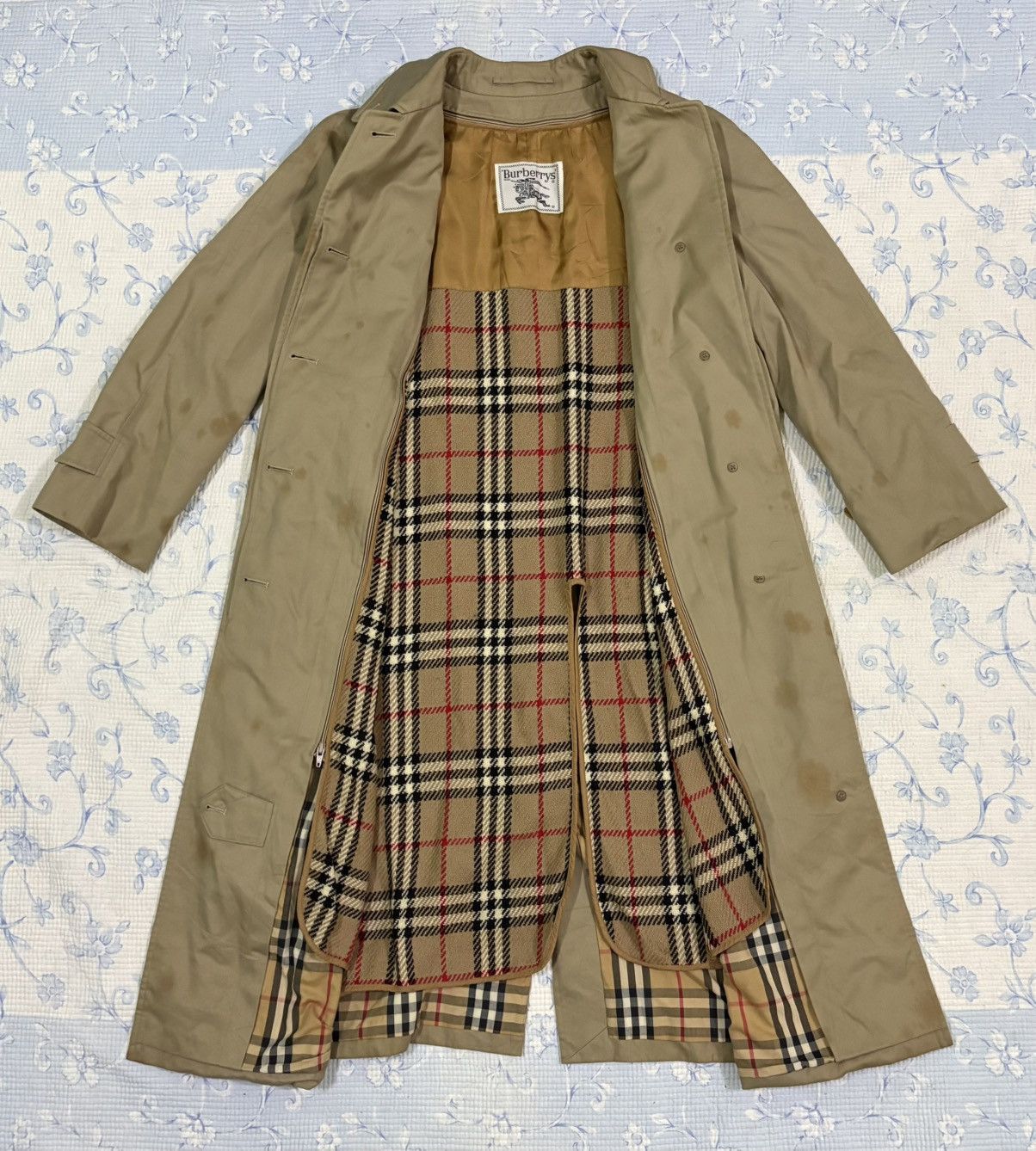 Burberry Burberry Trench Coat Nova Check Long Beige Size US M / EU 48-50 / 2 - 6 Thumbnail