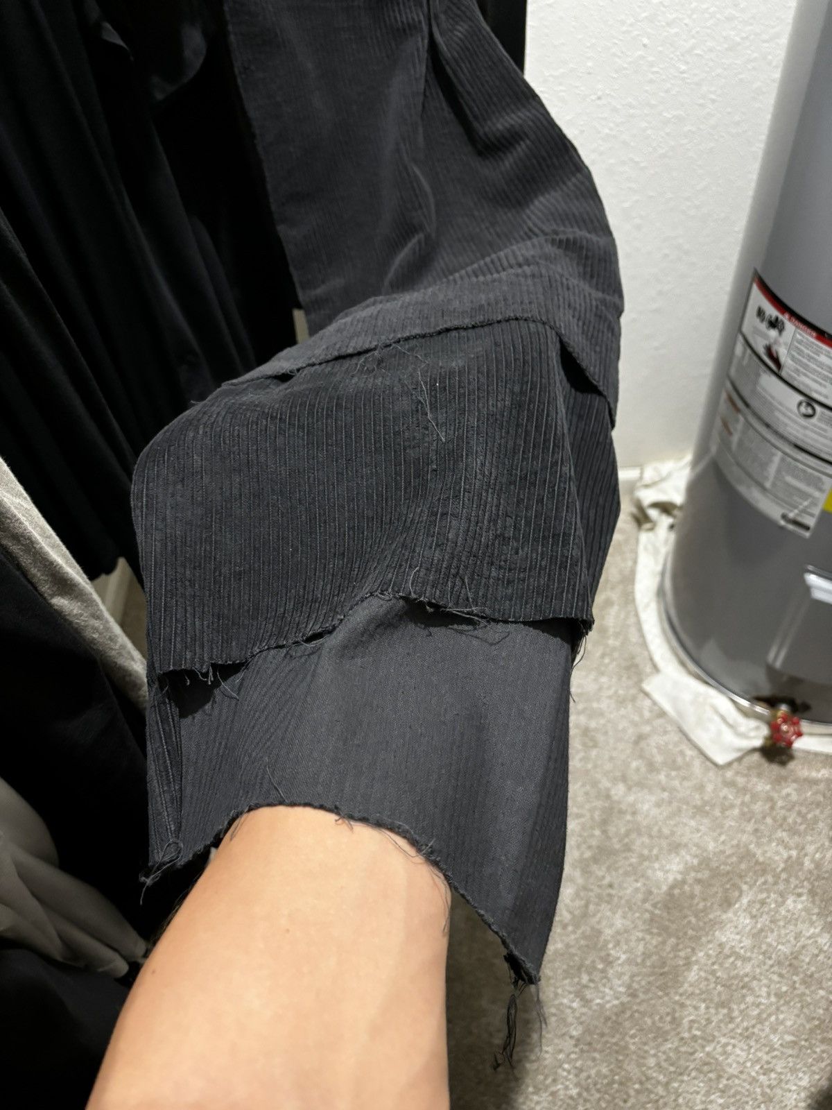 Rick Owens Swampgod Stovel Wide Black Pants Size US 31 - 8 Thumbnail