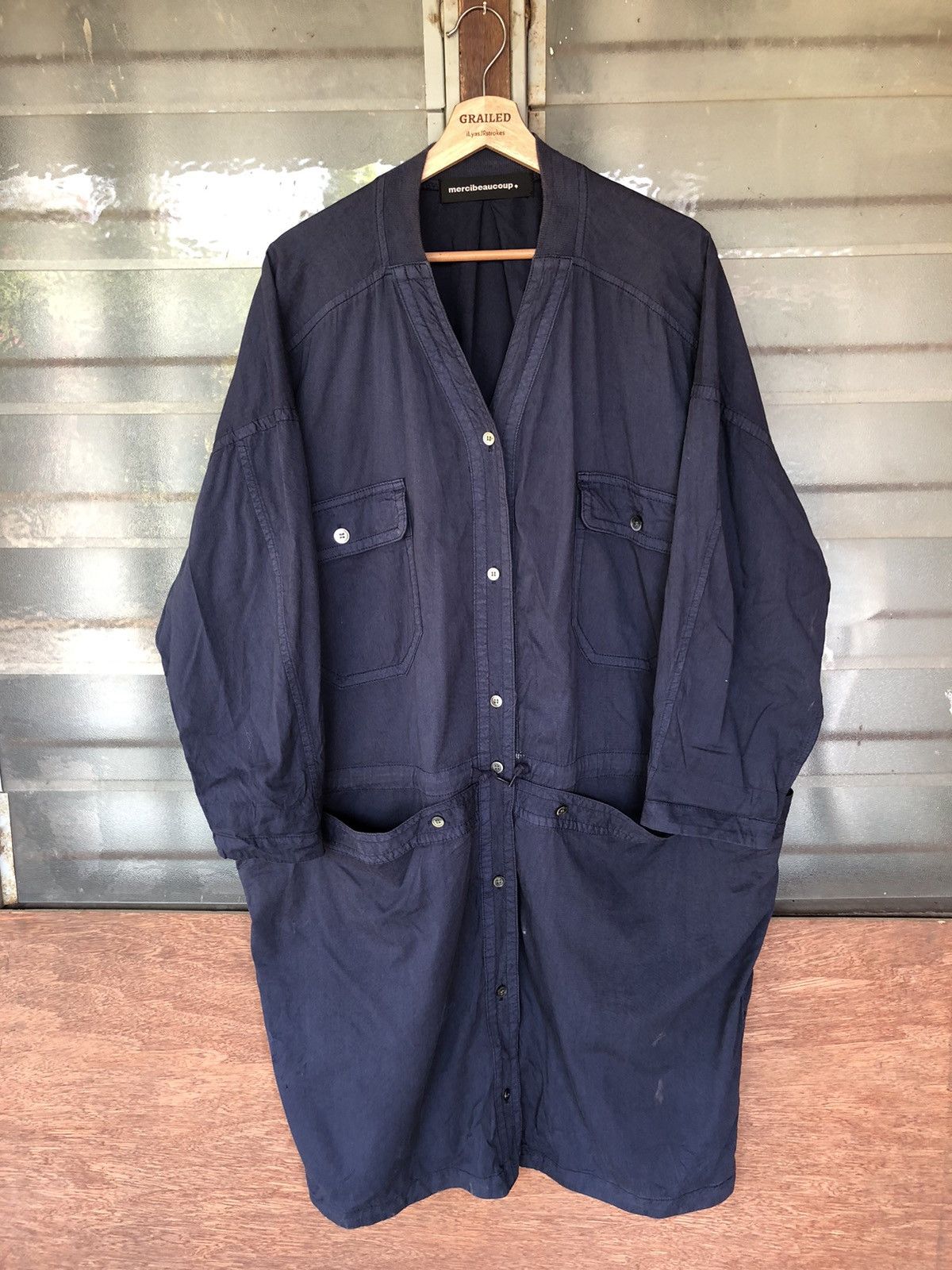 mercibeaucoup Vintage Mercibeaucoup by Issey Miyake Long Jacket Size US L / EU 52-54 / 3 - 2 Thumbnail