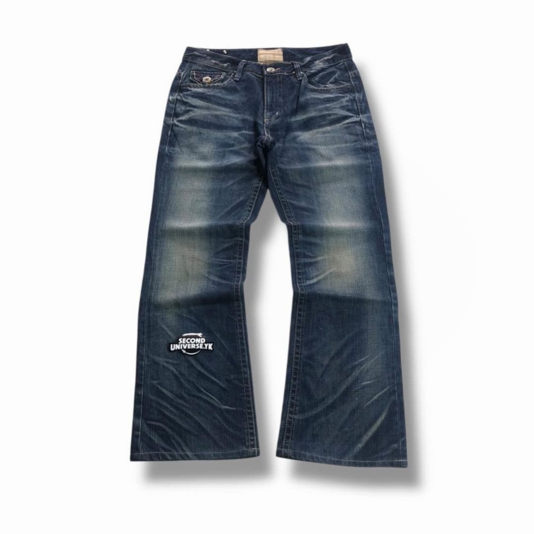 If Six Was Nine Lolita Jeans Yoshitomo Nara Japanese lowrise denim Size US 32 / EU 48 - 1 Thumbnail