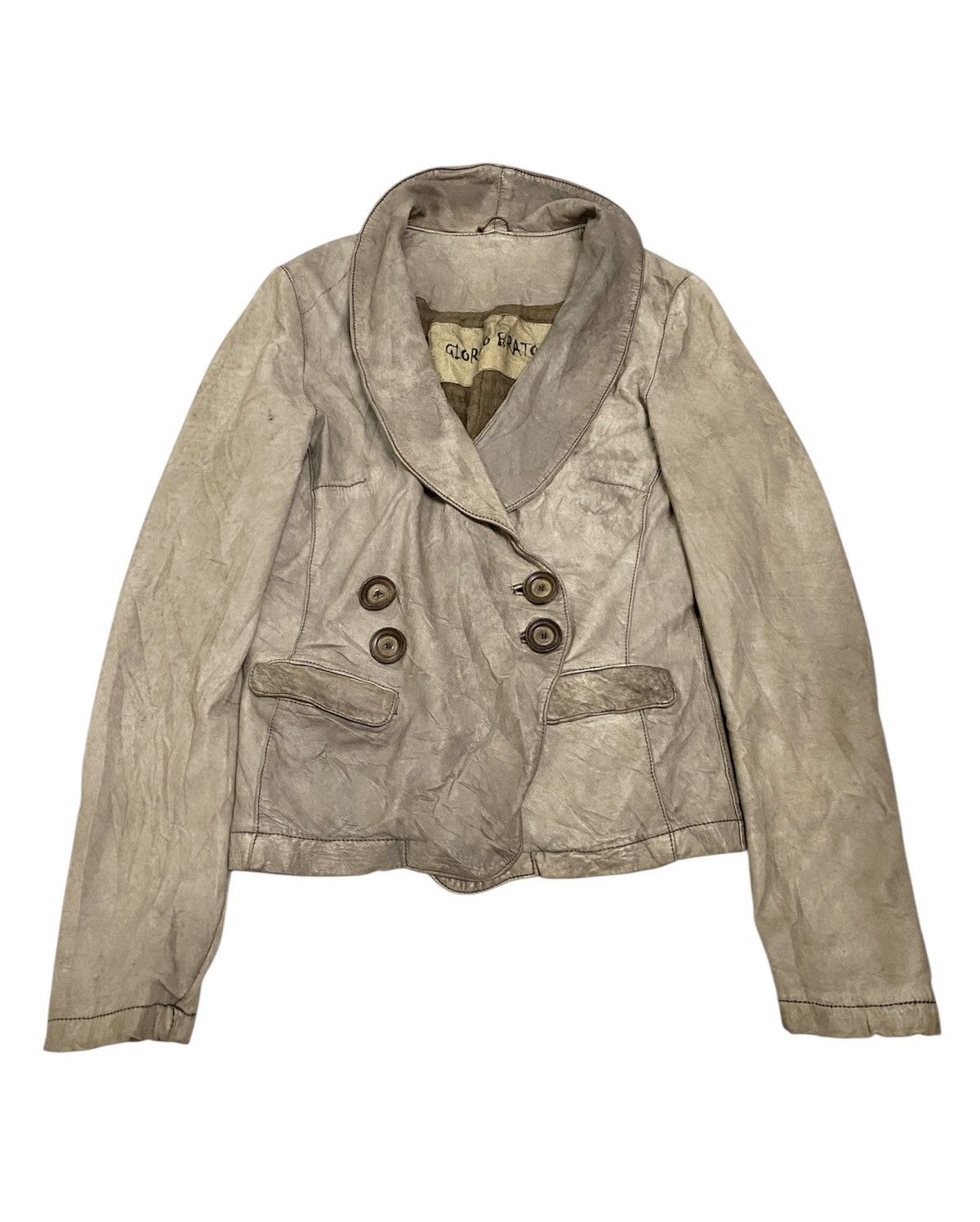 Giorgio Brato Giorgio Brato Italy Vera Pelle Leather Jacket Size S / US 4 / IT 40 - 1 Thumbnail