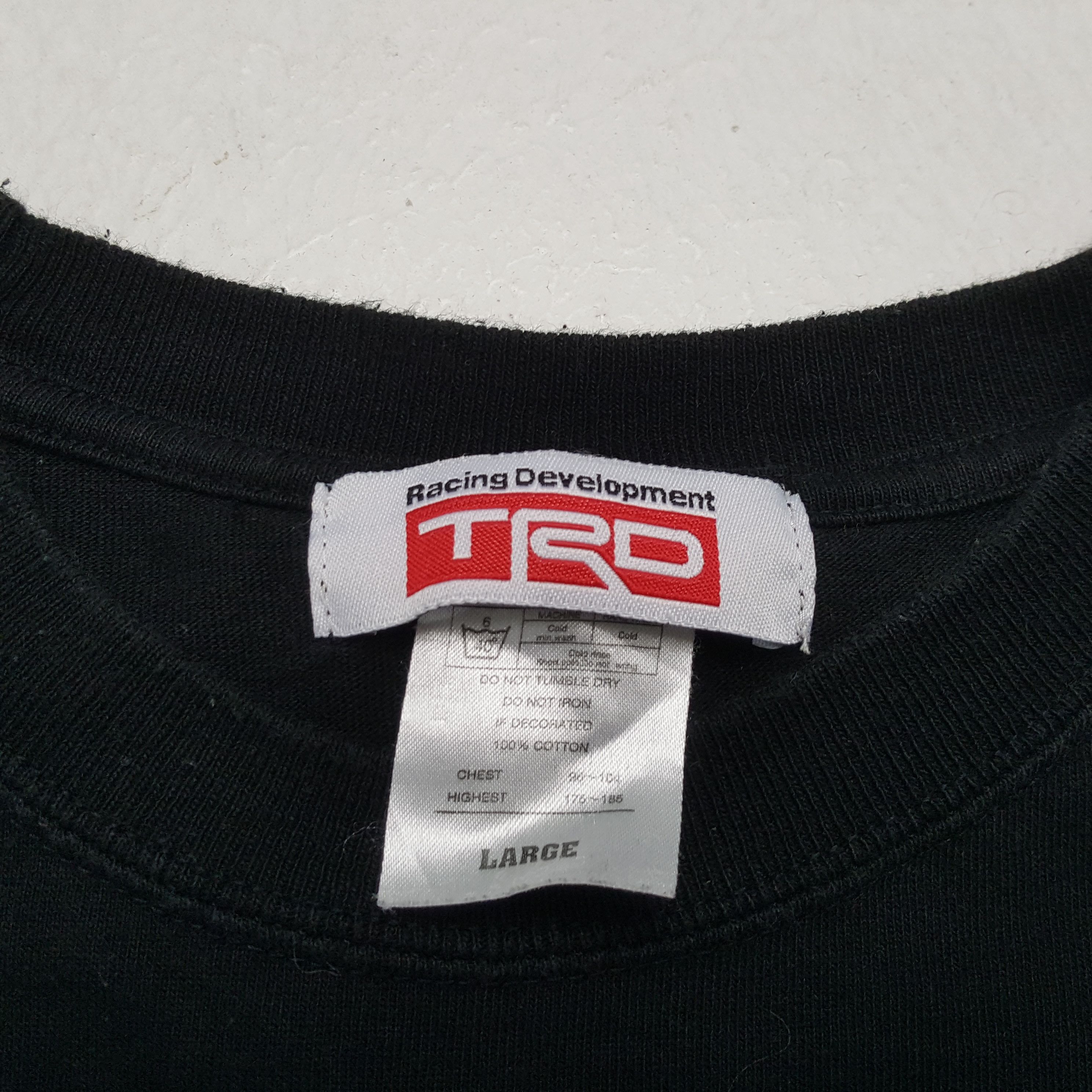 Japanese Brand × Vintage TRD RACING DEVELOPMENT Japanese Motorsports Tshirt Size US M / EU 48-50 / 2 - 7 Thumbnail