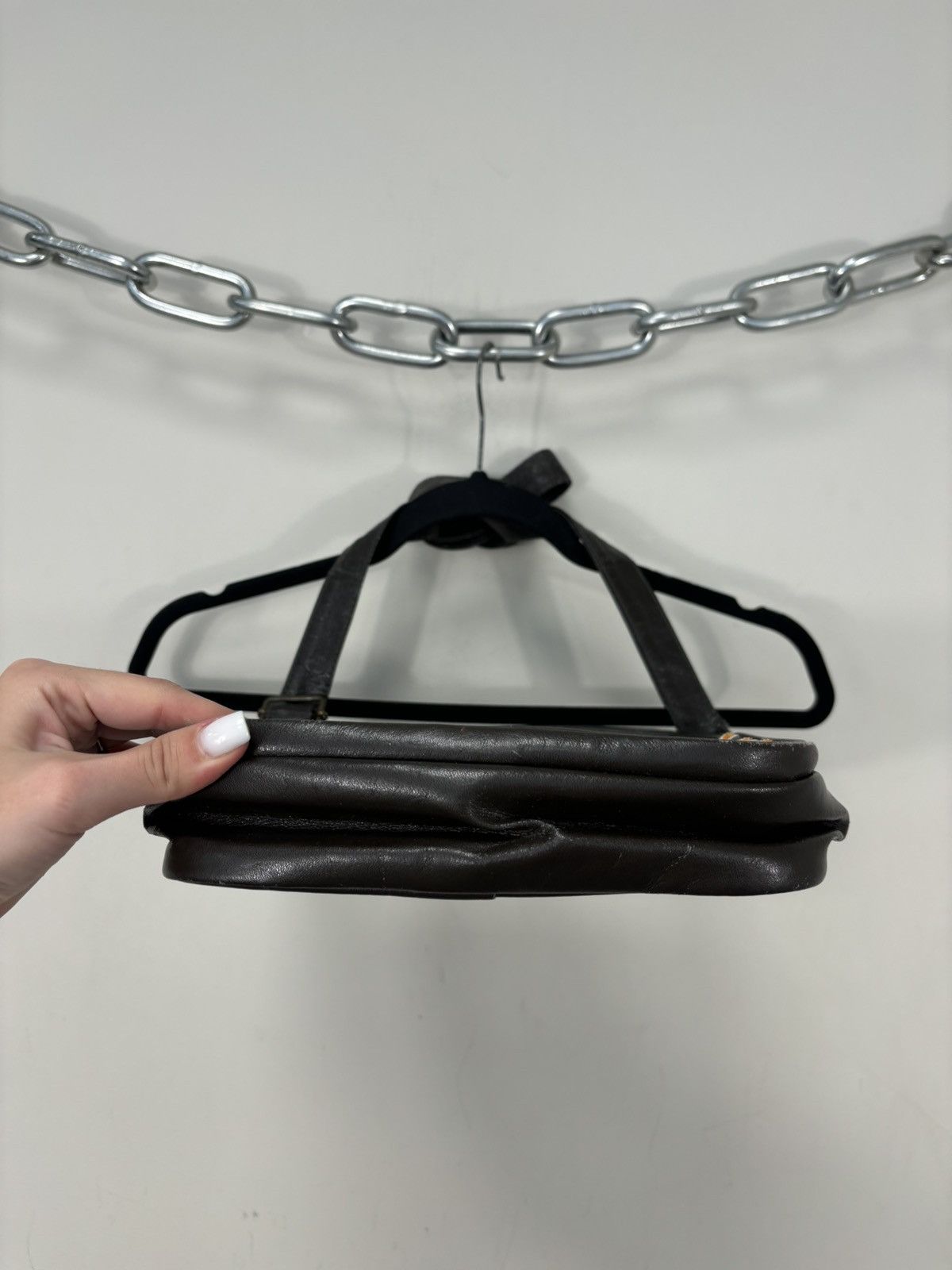 Adidas Vintage Adidas Samba Y2K Hype Brown Leather Messenger Bag Size ONE SIZE - 9 Thumbnail