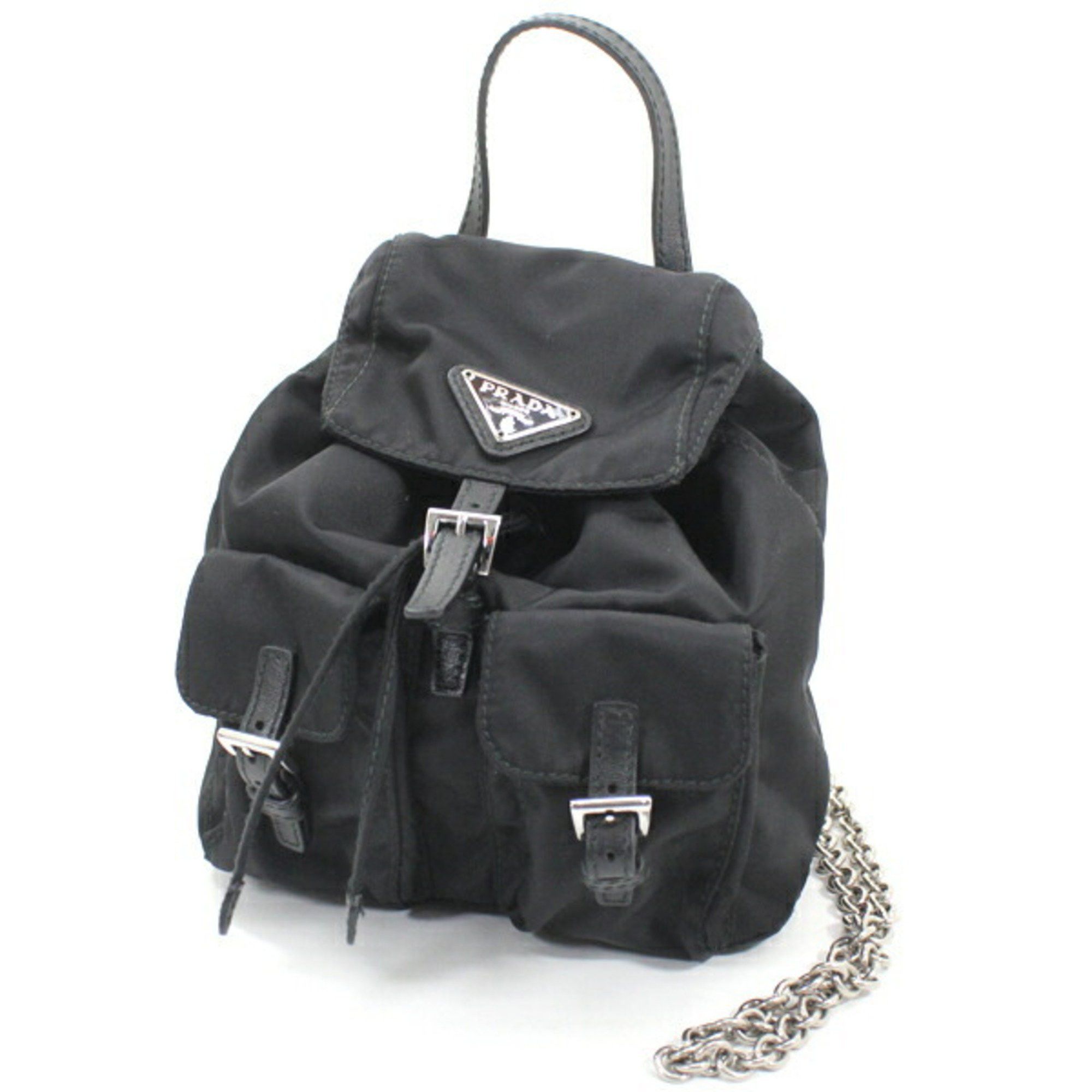 Prada Prada Shoulder Bag Mini Backpack Nylon Black 1BH029 Women's NERO KM2805 Size ONE SIZE - 1 Thumbnail
