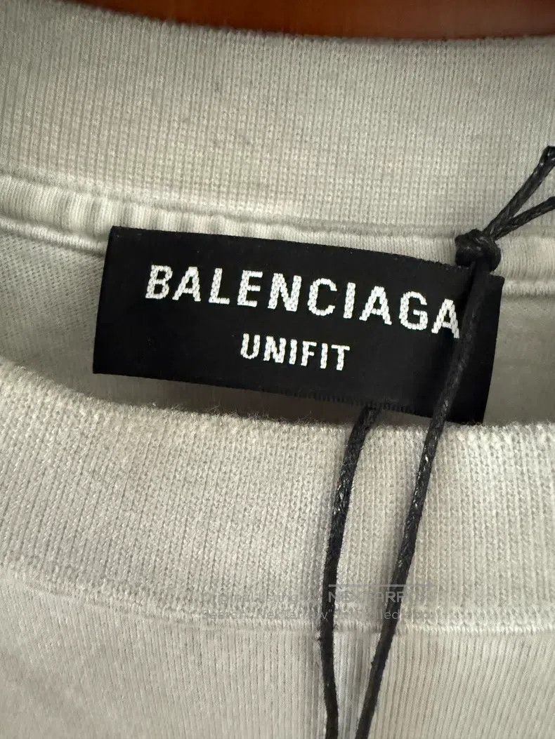 Balenciaga Balenciaga Flame Splattered Logo Short Sleeve Size US S / EU 44-46 / 1 - 3 Thumbnail