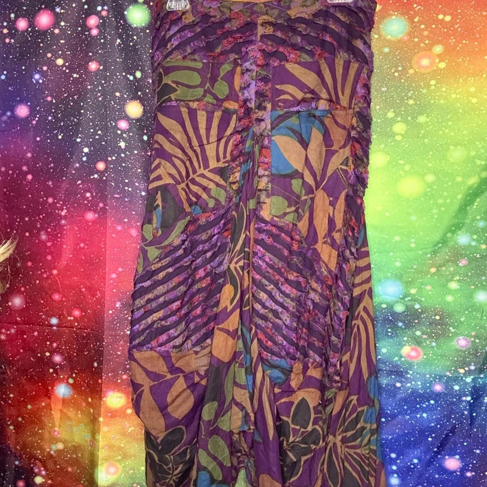 The Mountain Multicolor Cosmic Pattern skirt Size 40" / US 18 - 1 Thumbnail