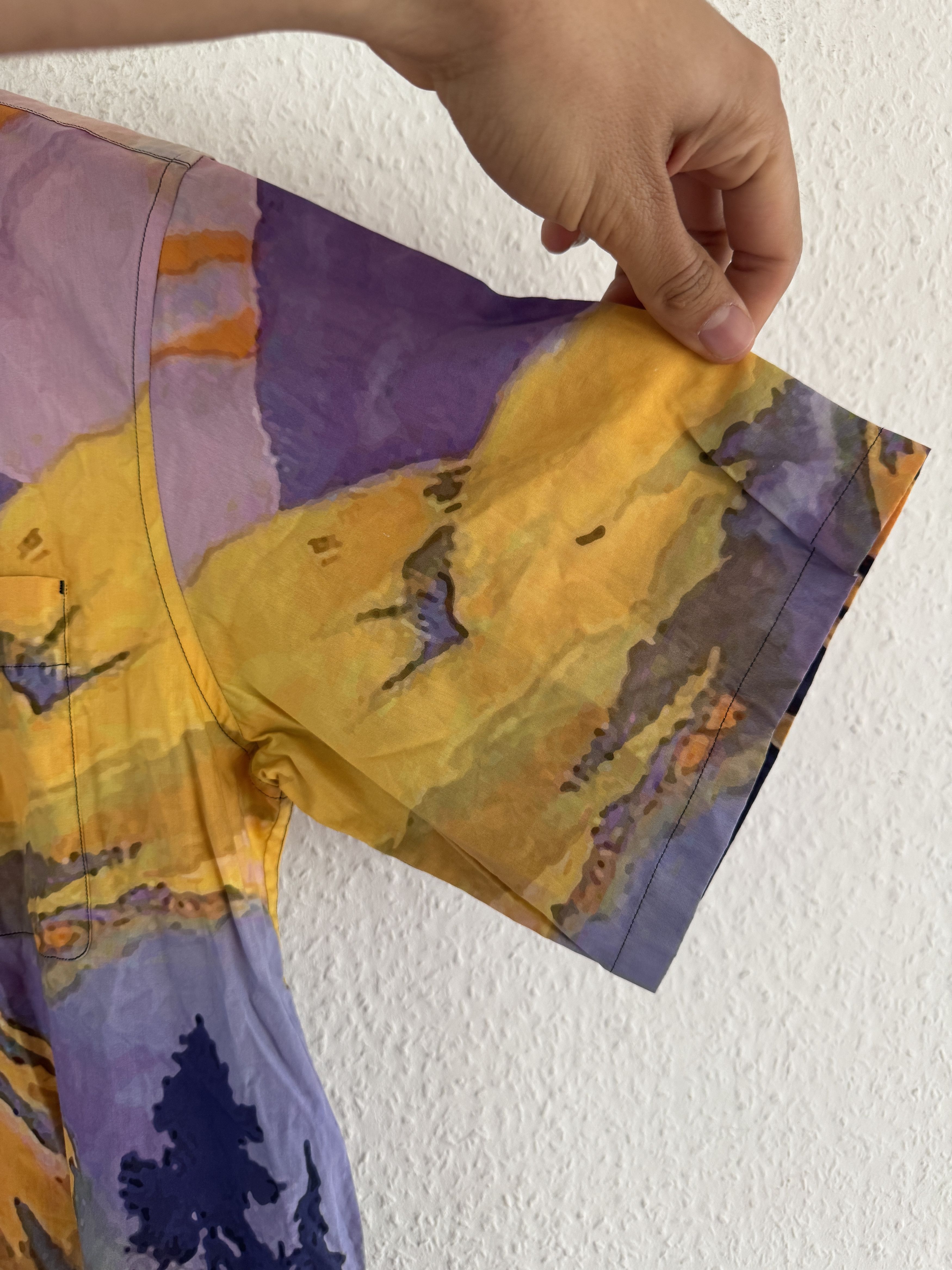 Prada SS17 Mountain Landscape Shirt Size US M / EU 48-50 / 2 - 6 Thumbnail