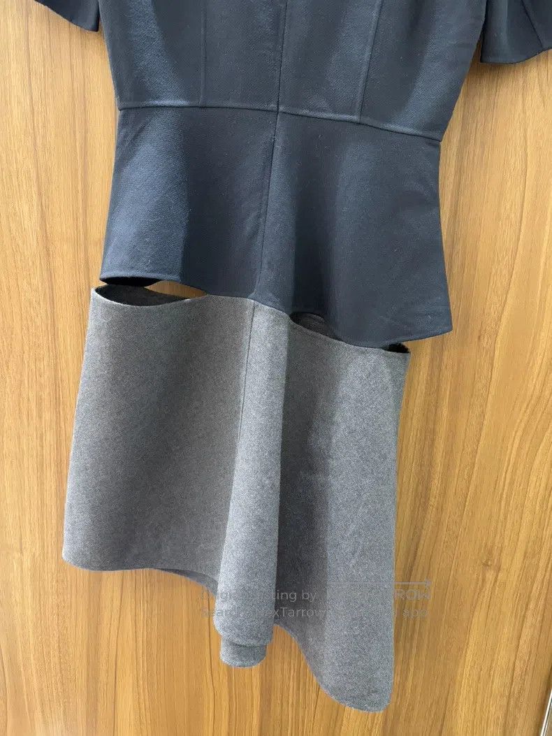 Dior Dior Mulberry silk wool stitching dress Size XS / US 0-2 / IT 36-38 - 3 Thumbnail
