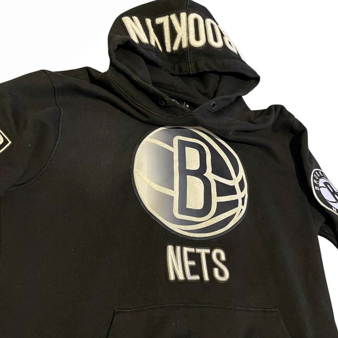 Pro Standard Pro Standard NBA Brooklyn Nets Basketball Hoodie Mens Size M Size US M / EU 48-50 / 2 - 2 Thumbnail