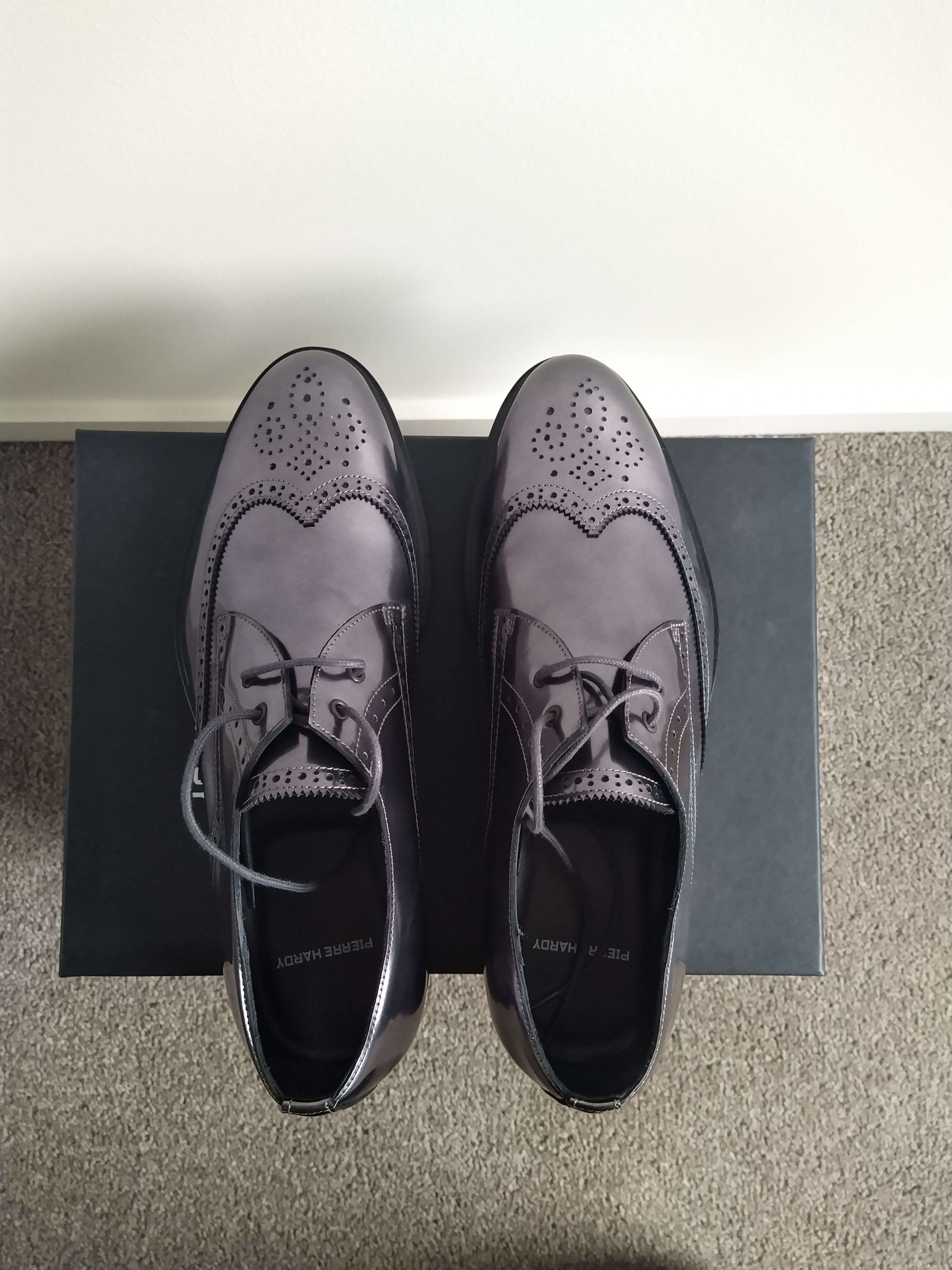 Pierre Hardy Pierre Hardy Metallic-Leather Oxford Size US 10 / EU 43 - 3 Thumbnail