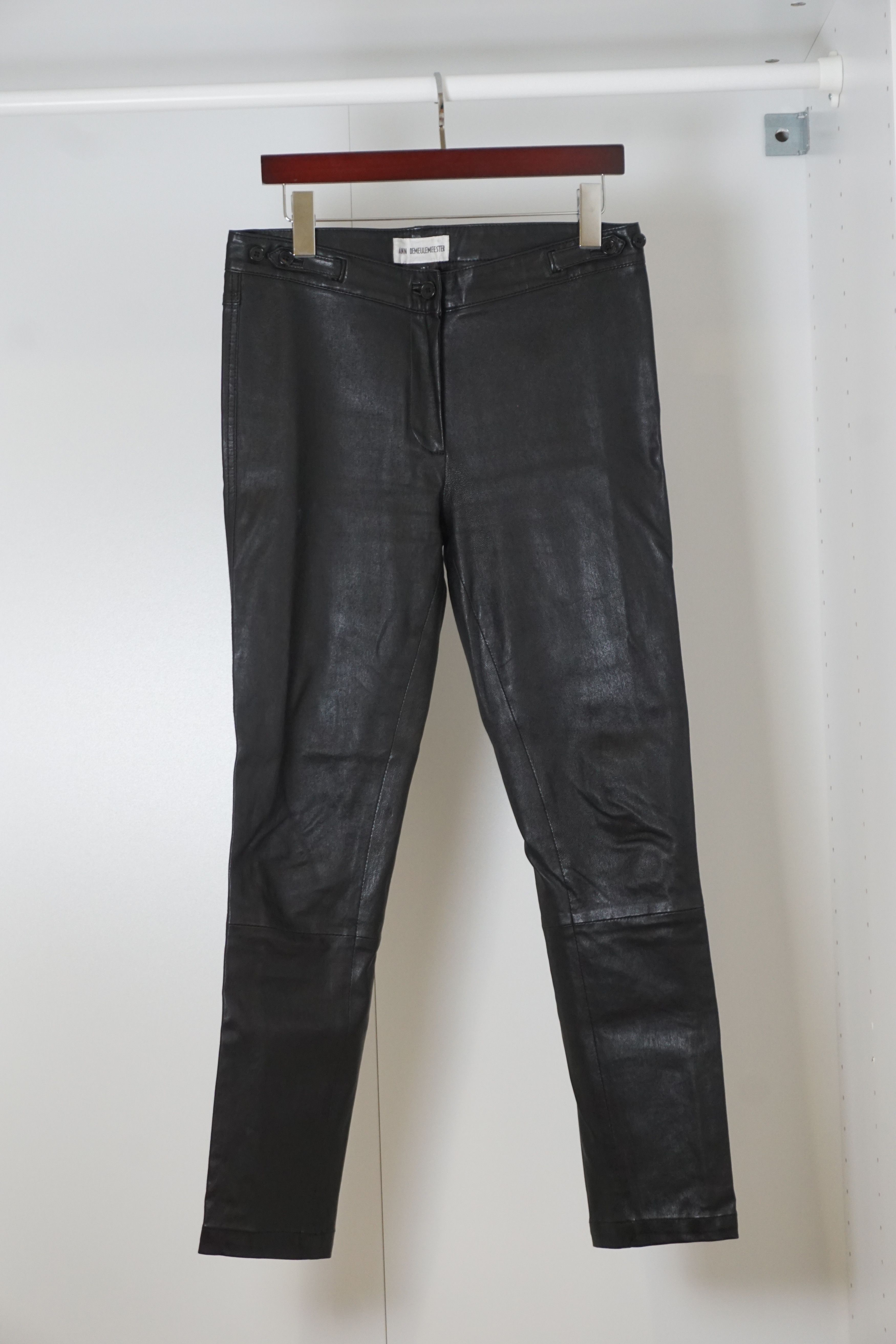 Ann Demeulemeester Leather Pants Size US 30 / EU 46 - 1 Thumbnail