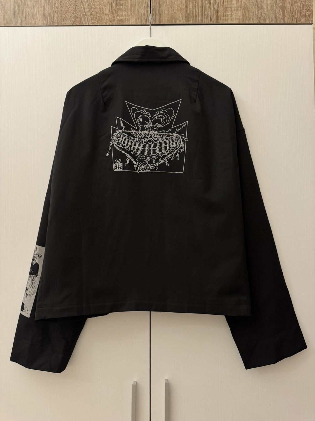 Kiko Kostadinov Kiko Kostadinov x YAMANTAKA EYE Cropped Bomber Jacket Size US L / EU 52-54 / 3 - 10 Thumbnail