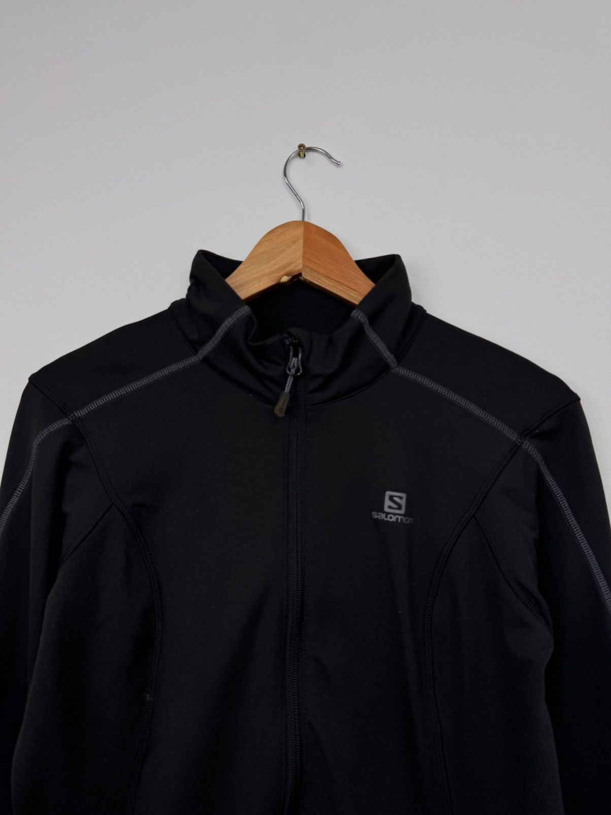 Salomon Salomon Women Thermal Zip Sweater Black Size M Size M / US 6-8 / IT 42-44 - 2 Thumbnail