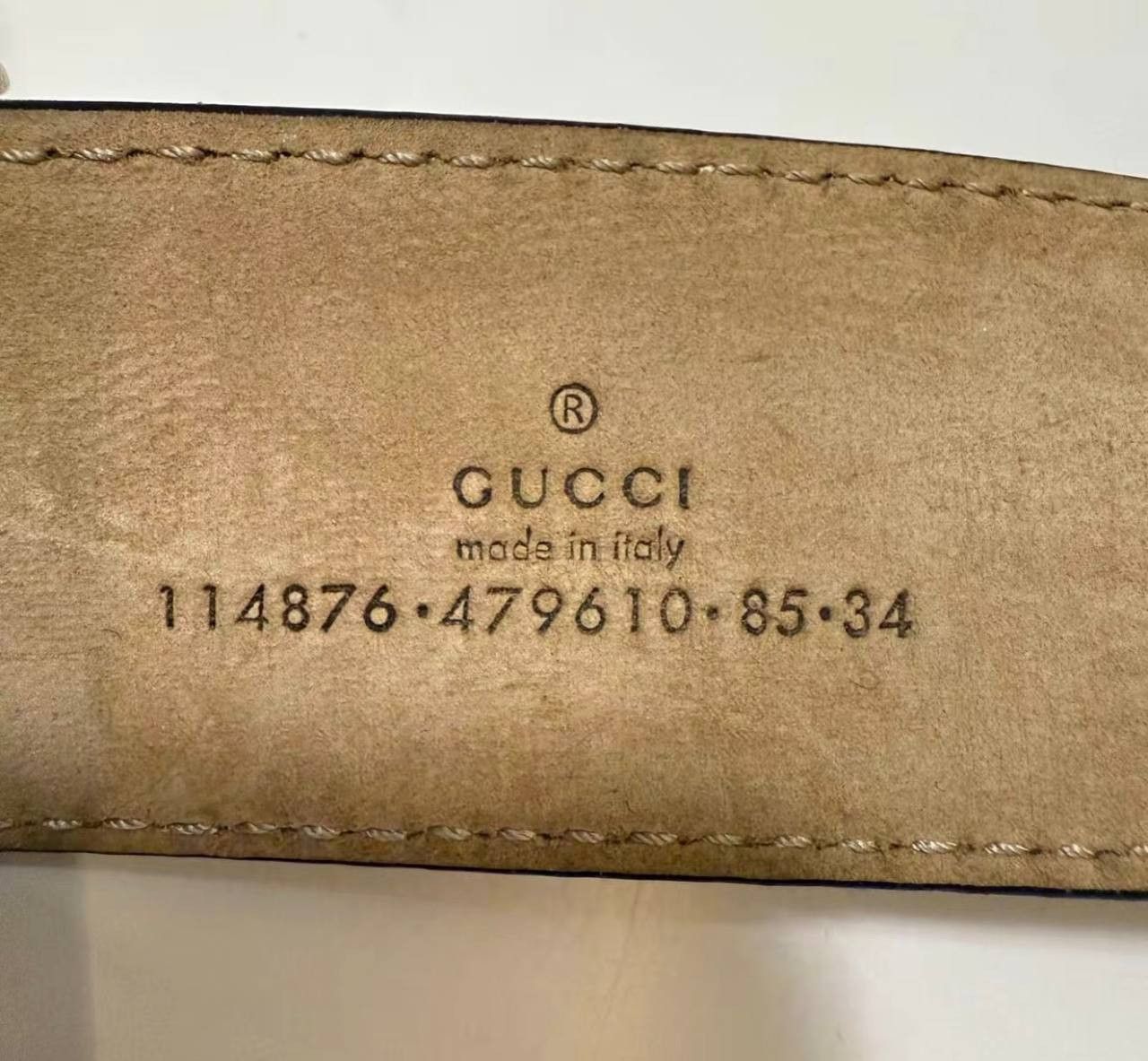 Gucci Gucci double G monogram belt Size ONE SIZE - 3 Thumbnail