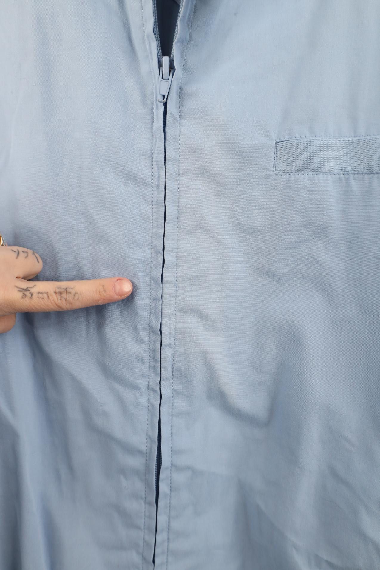 Vintage Vintage 90s Streetwear Racer Bomber Jacket Carolina Blue Size US XL / EU 56 / 4 - 5 Thumbnail