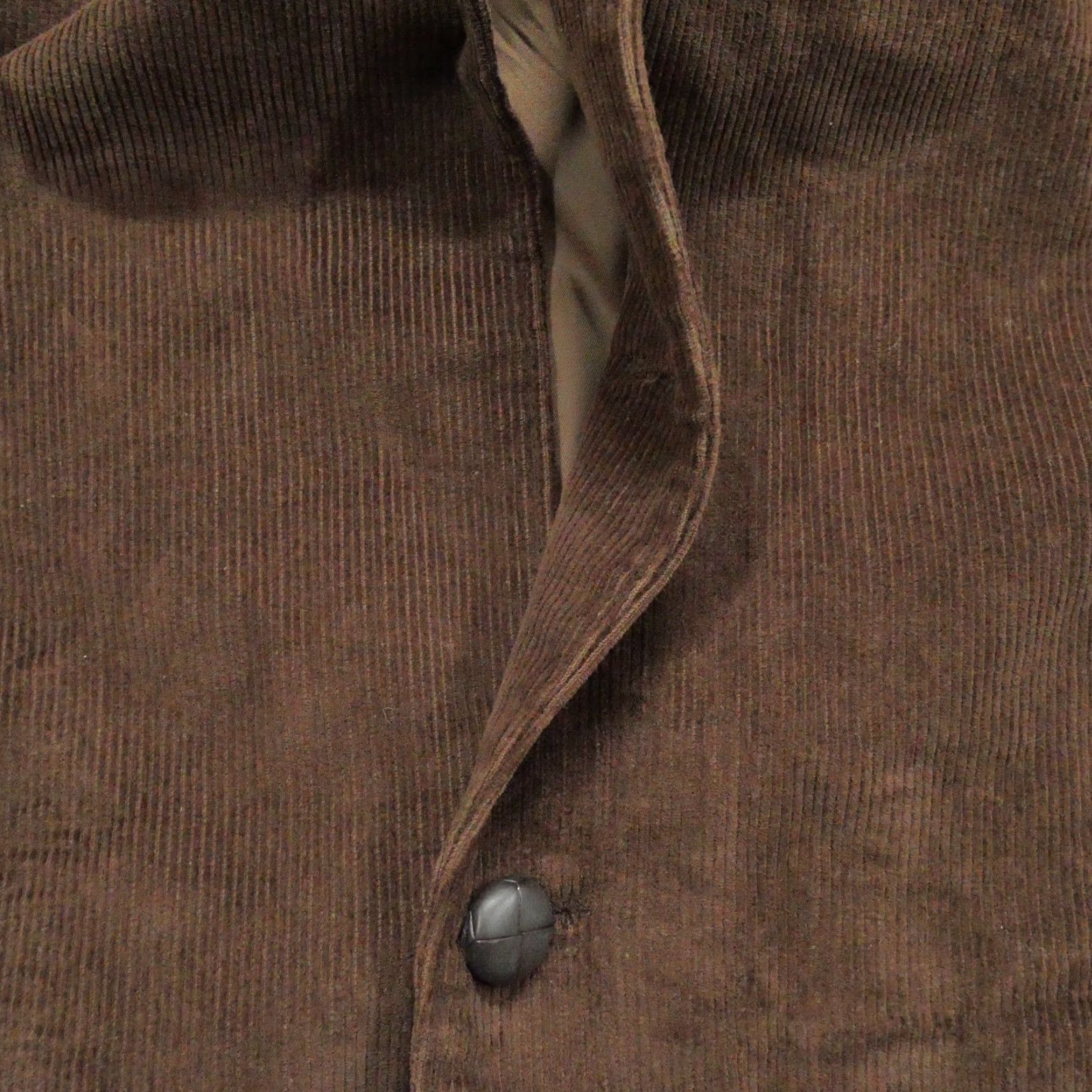 Vintage Circle S Blazer Mens 44 L Long Brown Corduroy Elbow Pads Western Country Jacket Size 44R - 6 Thumbnail