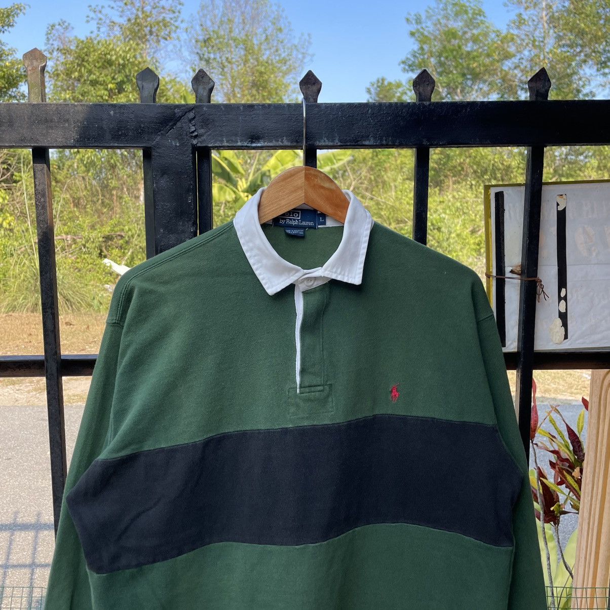 Polo Ralph Lauren 🔥Vintage Polo Ralph Lauren Small Pony Logo Rugby Shirts Size US L / EU 52-54 / 3 - 4 Thumbnail